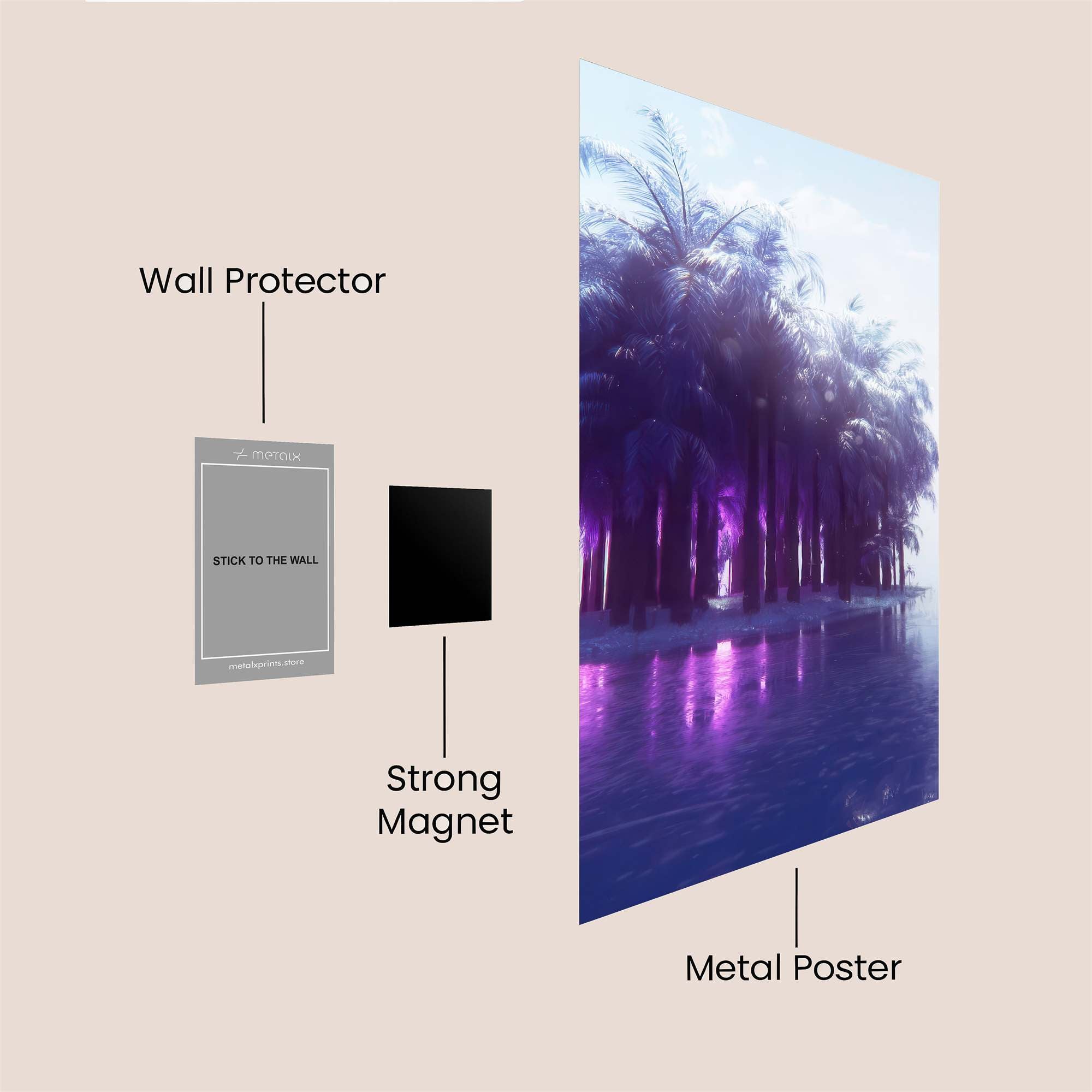 Enchanted Oasis Safe Wall Magnetic / M