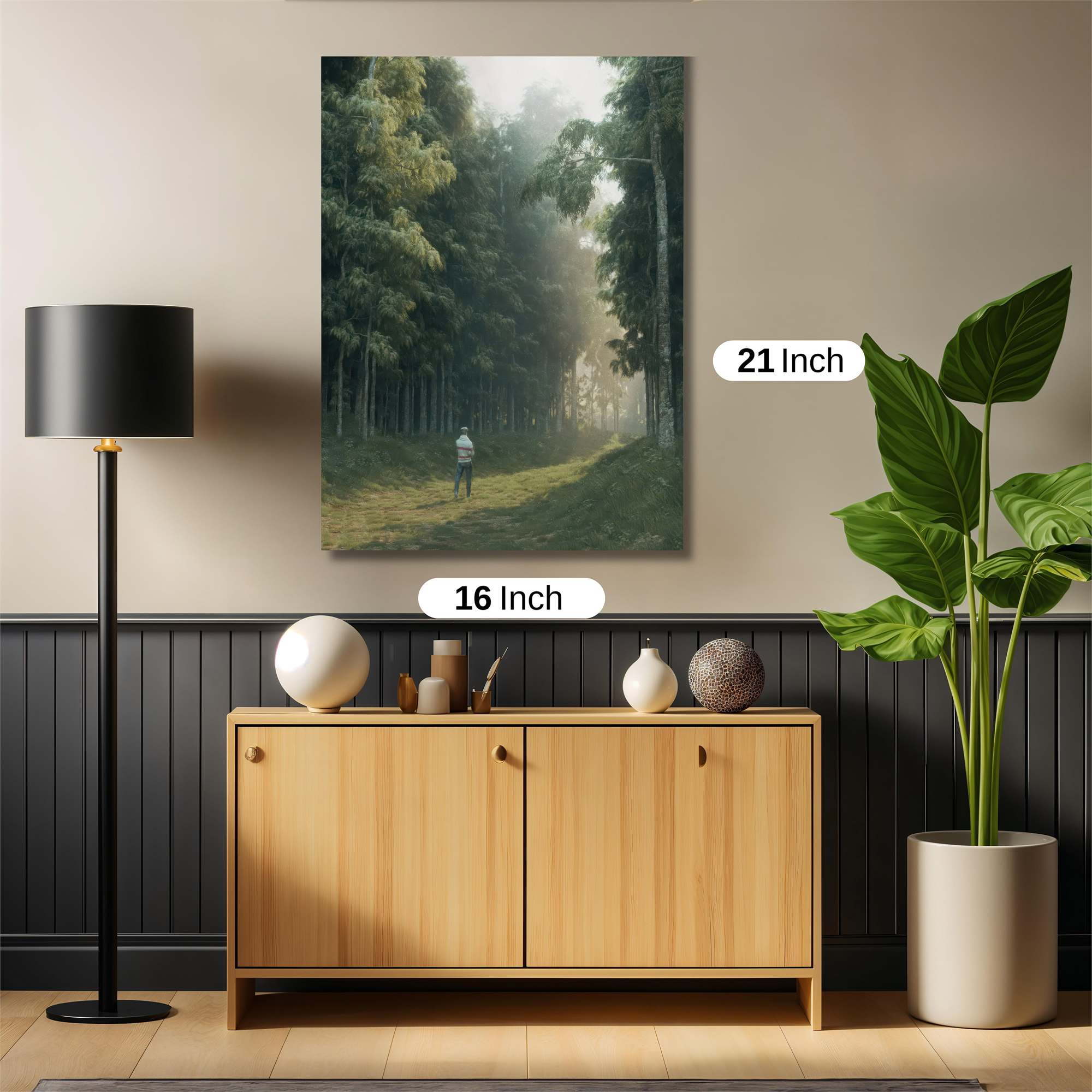 Forest Serenity Safe Wall Magnetic / M