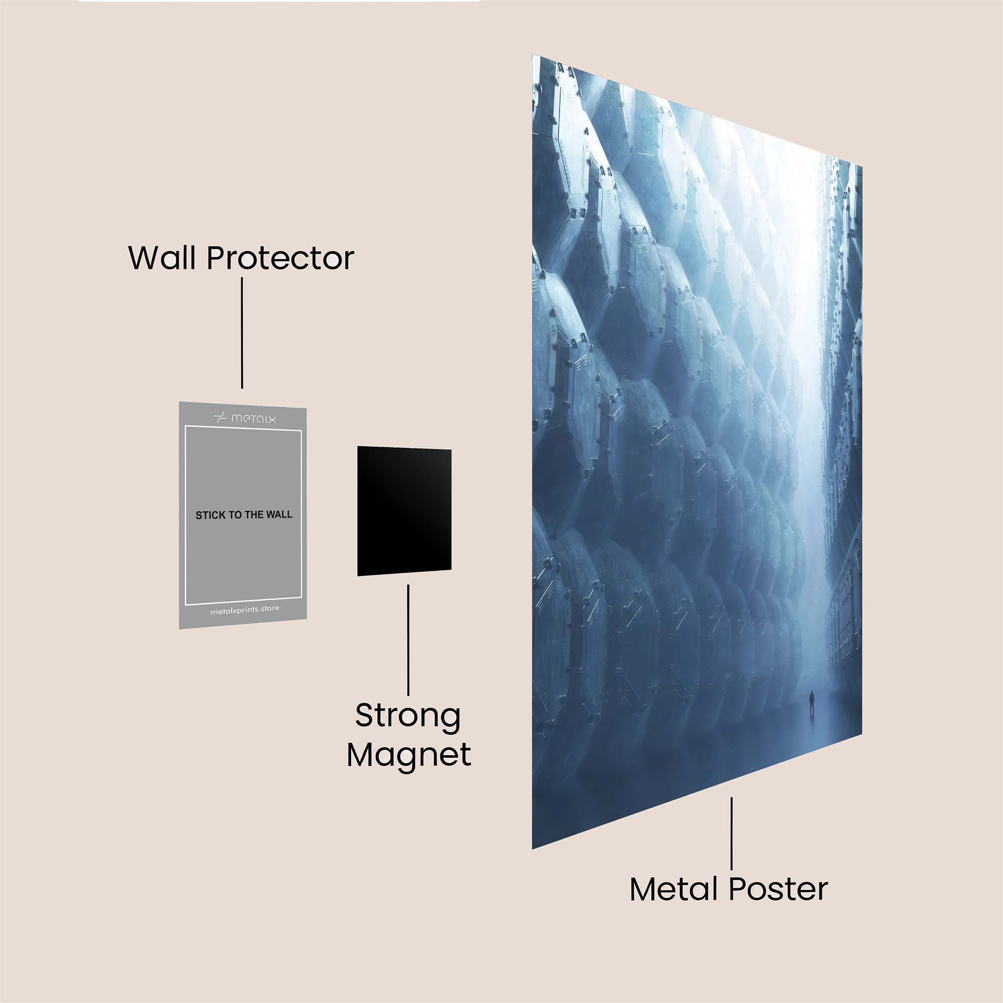 Cavernous Isolation Safe Wall Magnetic / M