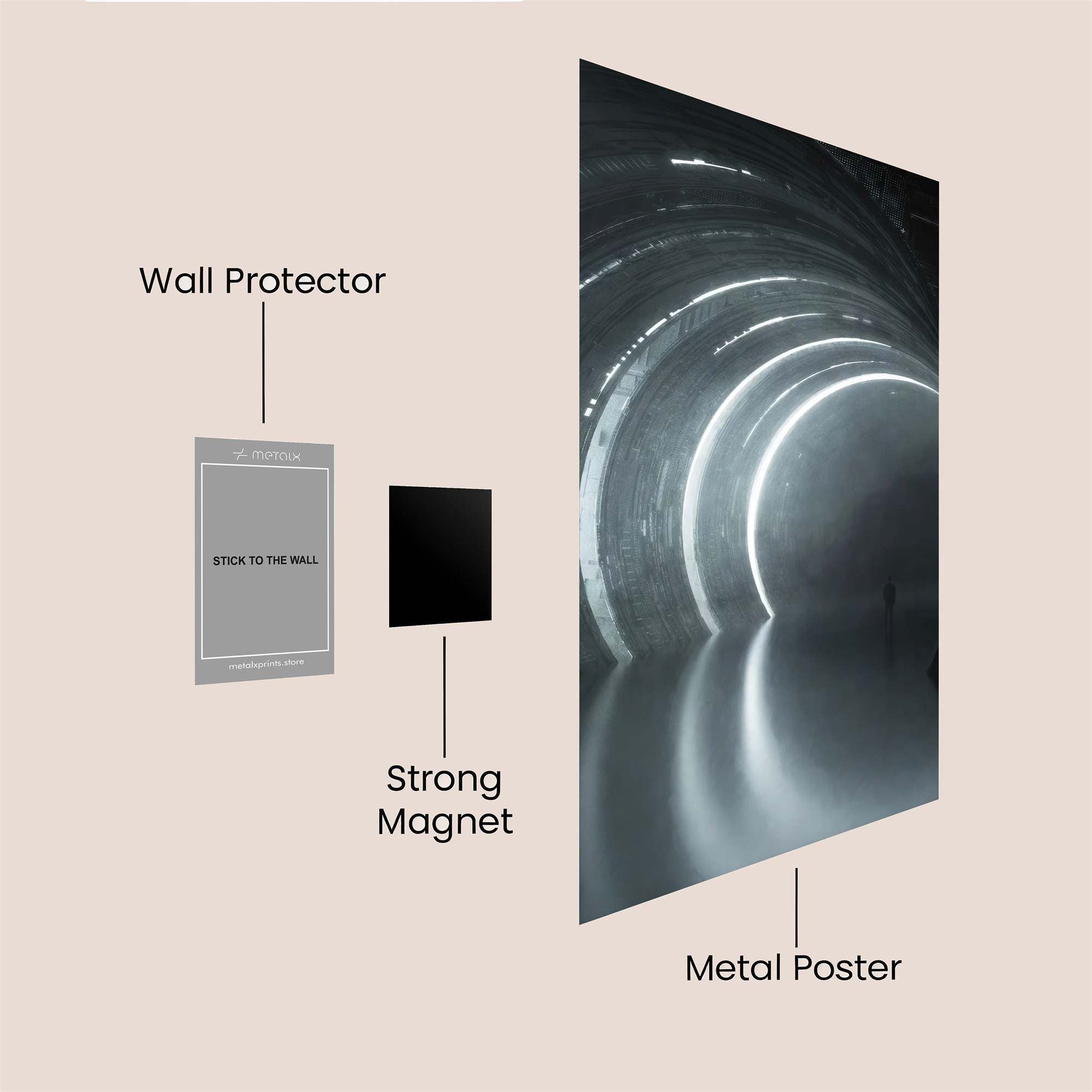 Ethereal Passage Safe Wall Magnetic / M