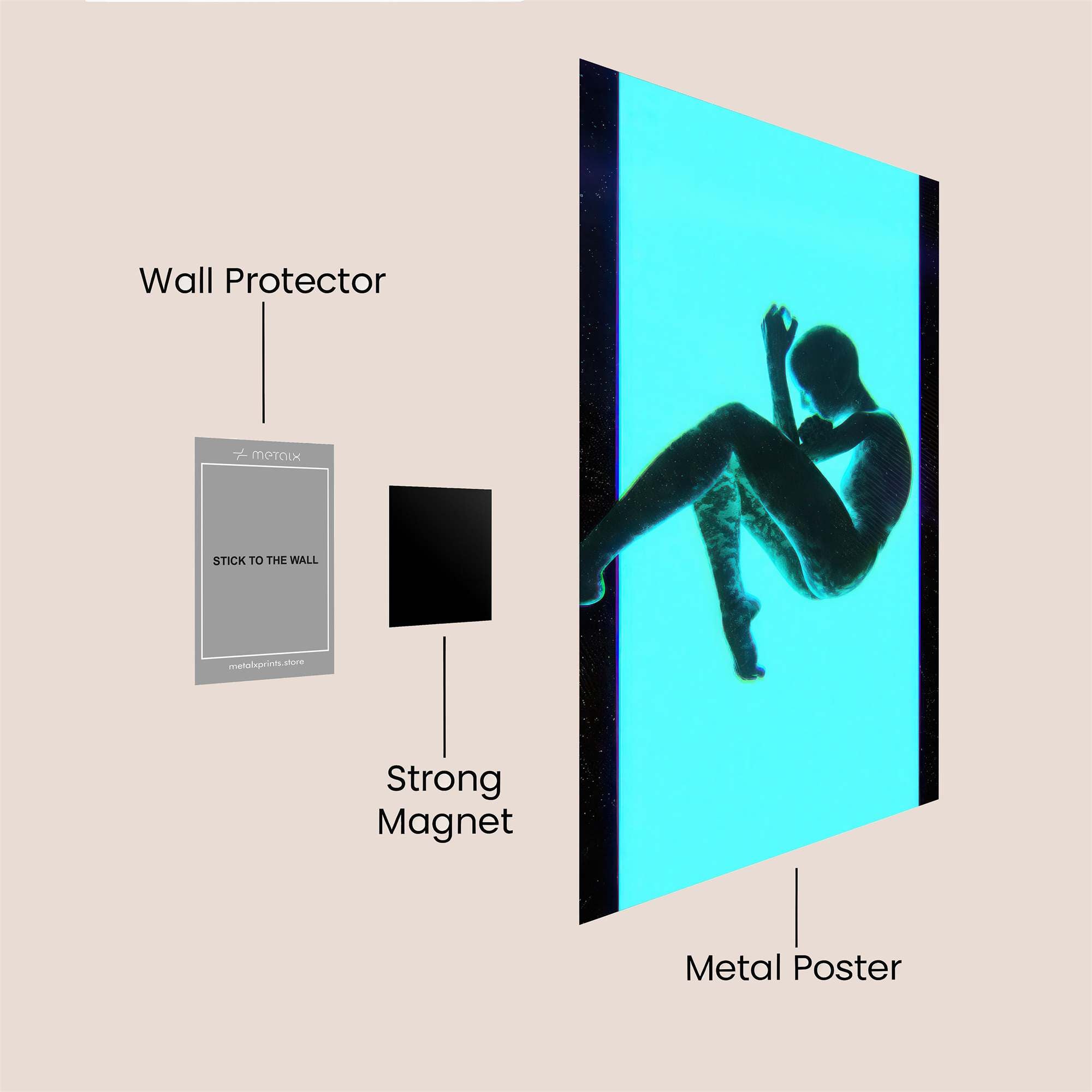 Cosmic Drift Safe Wall Magnetic / M
