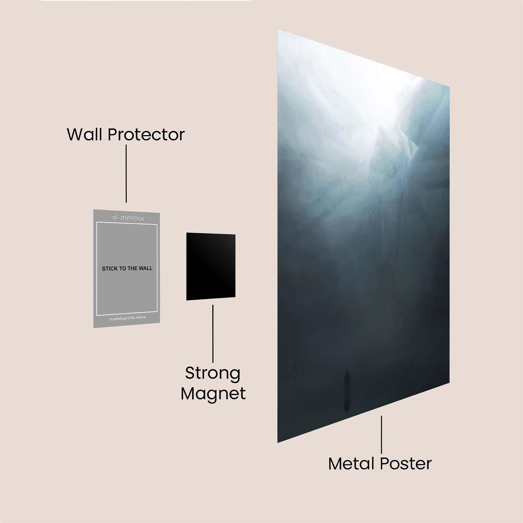 Light Ascension Safe Wall Magnetic / M