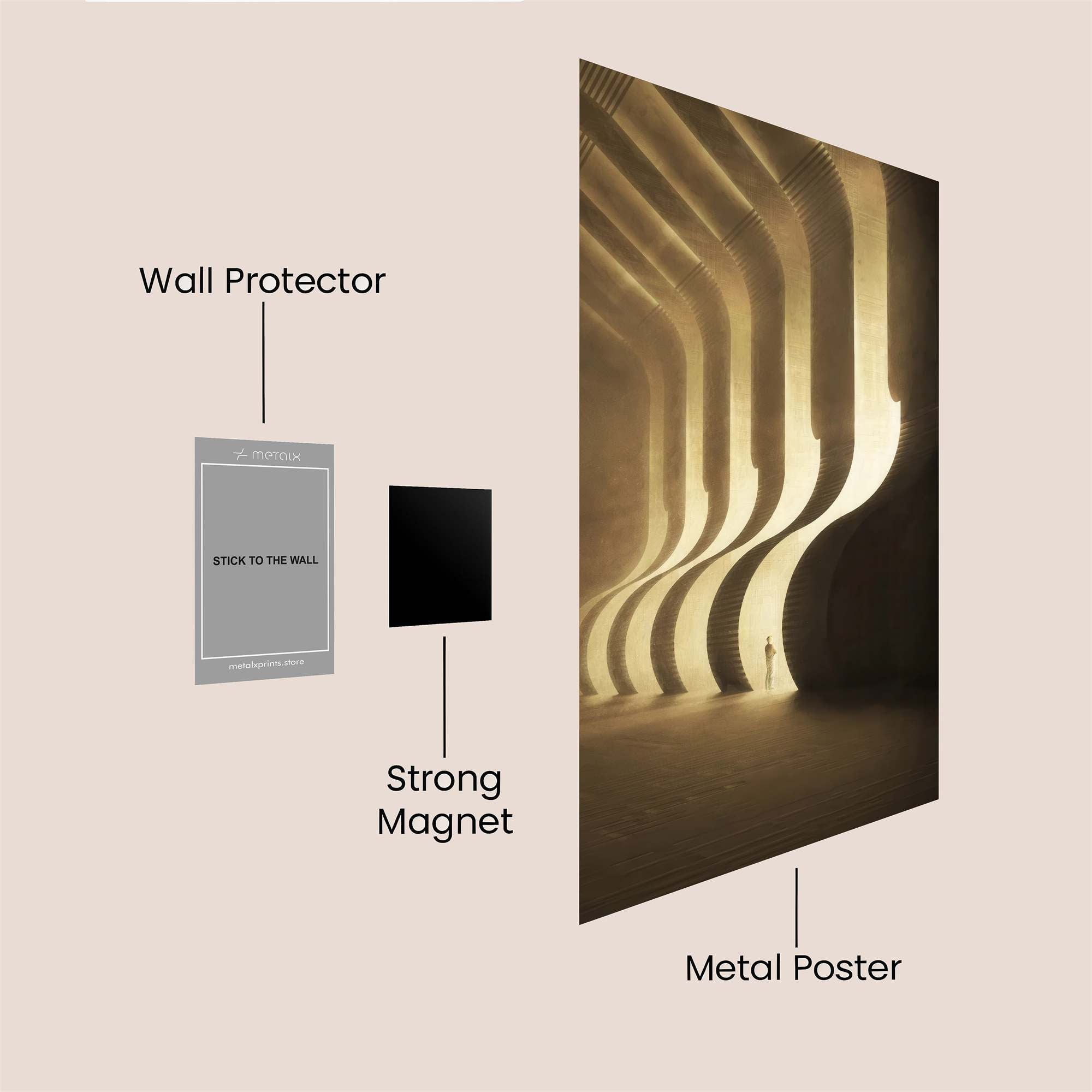 Enlightened Passage Safe Wall Magnetic / M