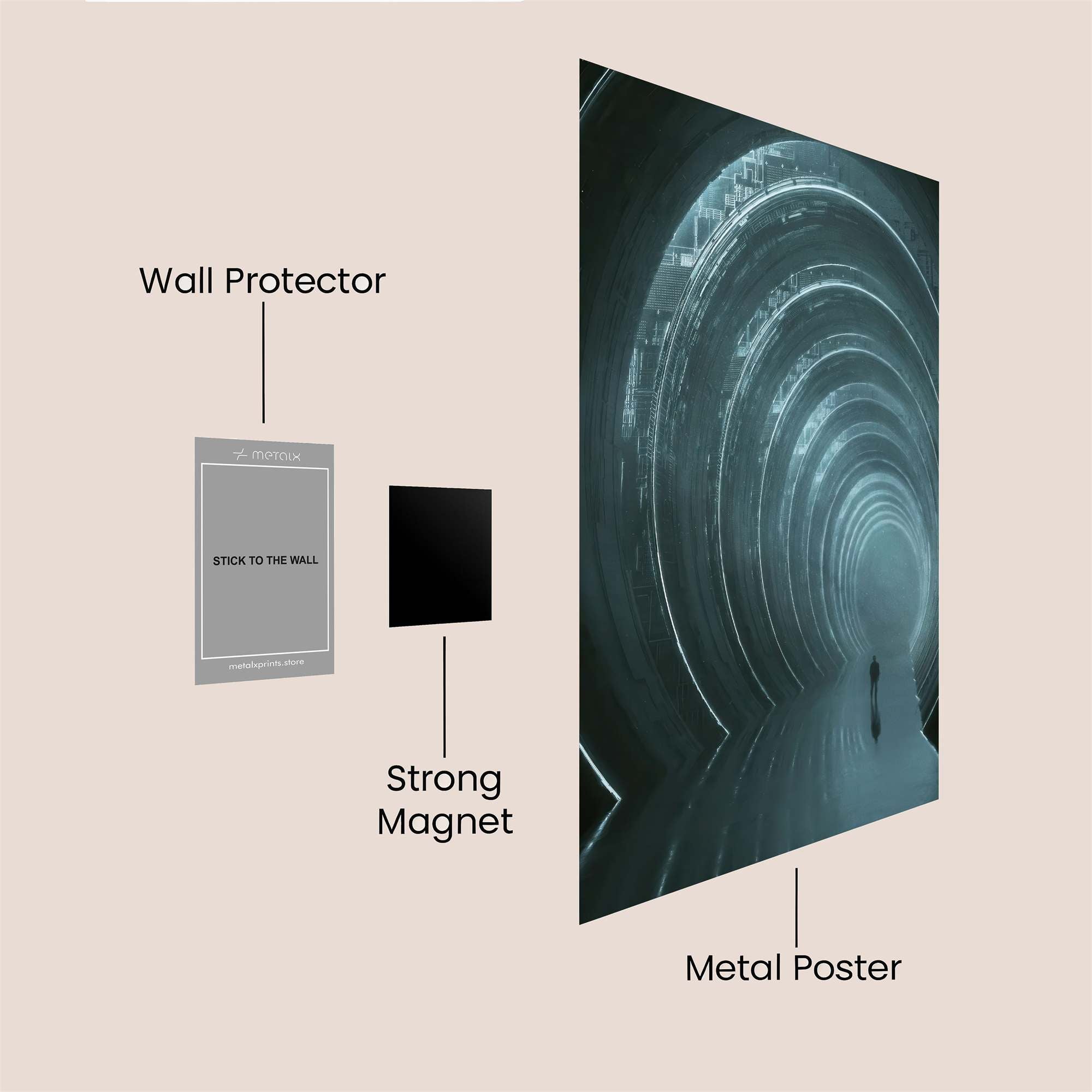 Echoed Serenity Safe Wall Magnetic / M