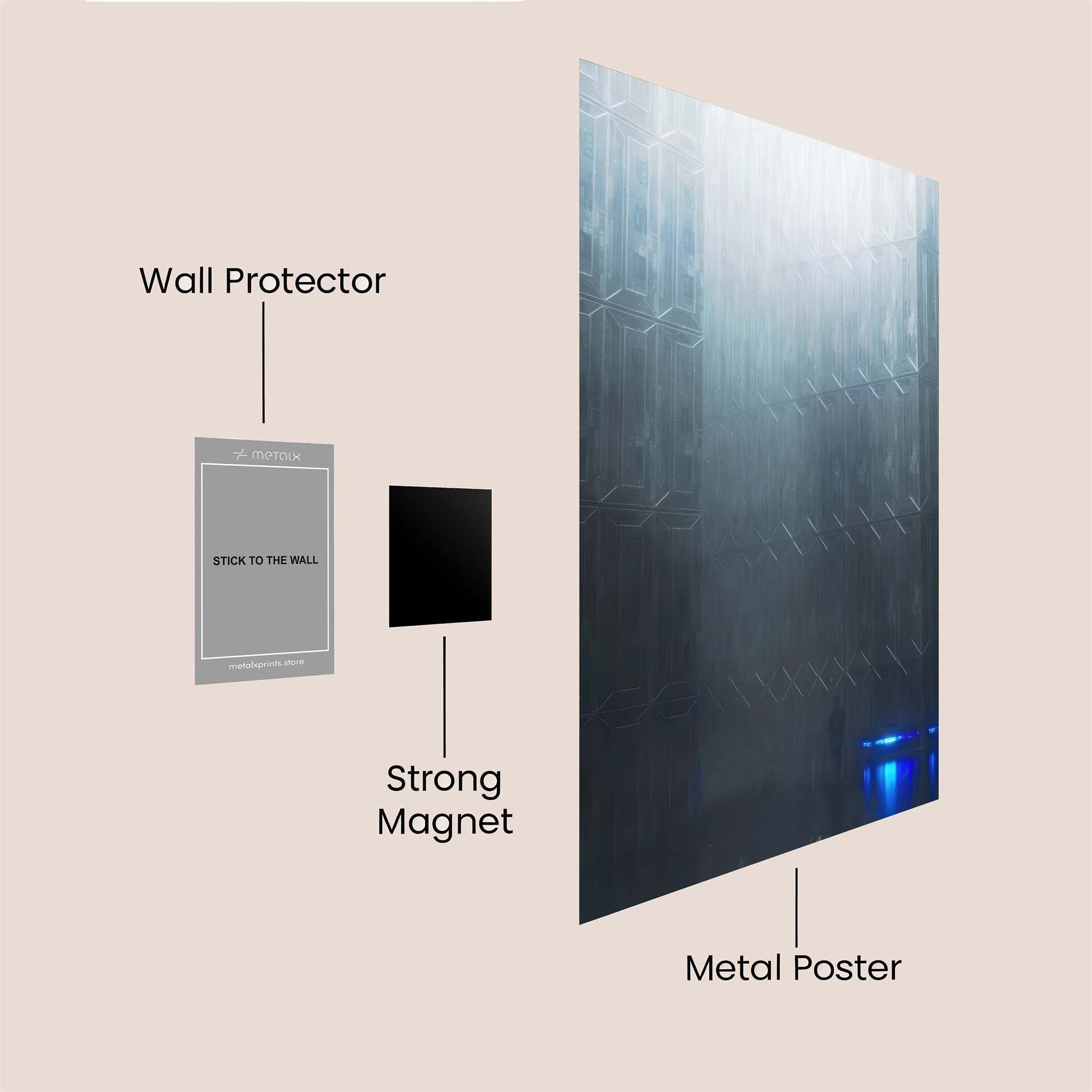 Digital Desolation Safe Wall Magnetic / M