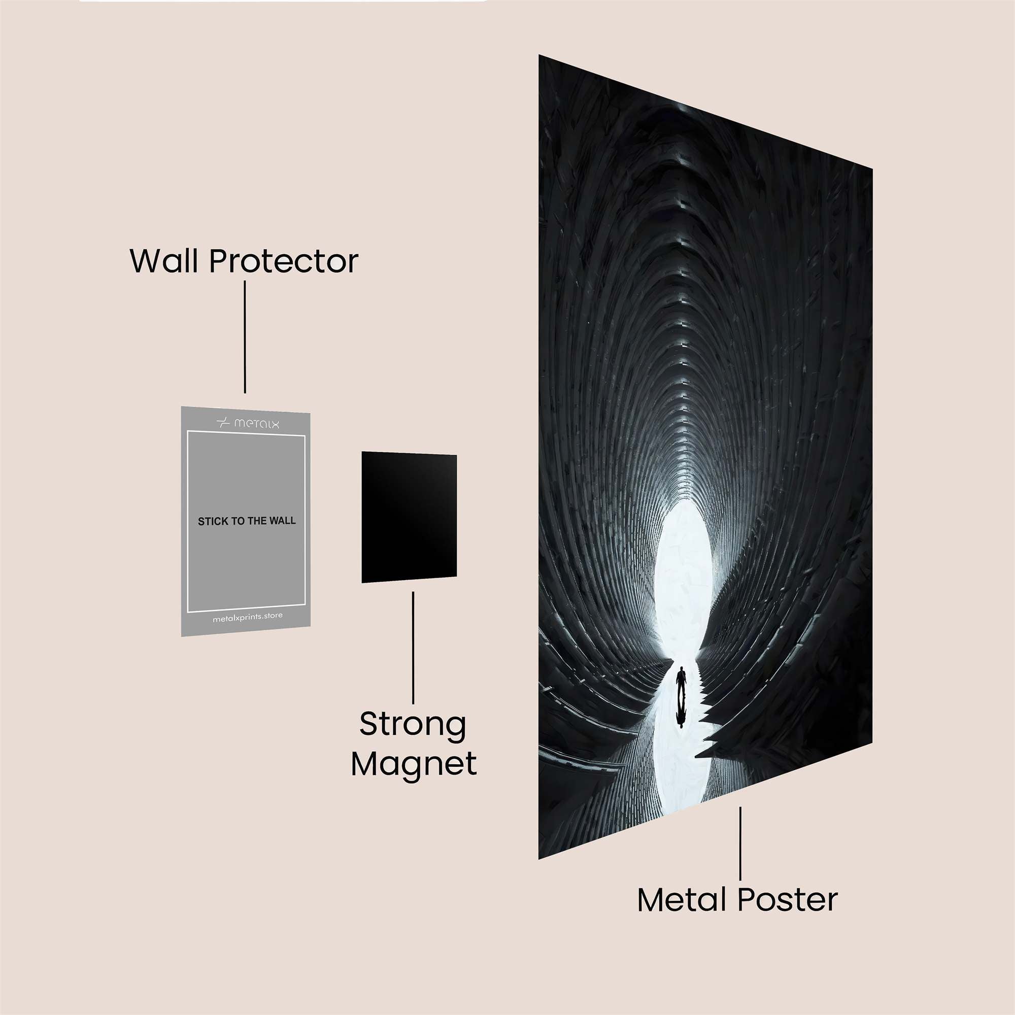 Ethereal Pathway Safe Wall Magnetic / M