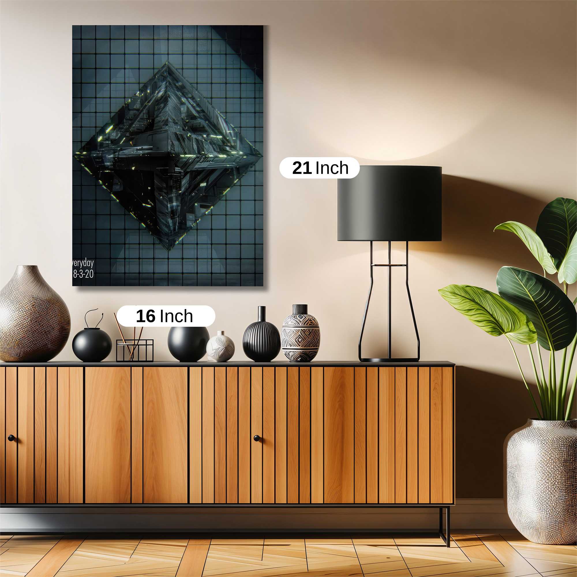 Geometric Reflection Safe Wall Magnetic / M