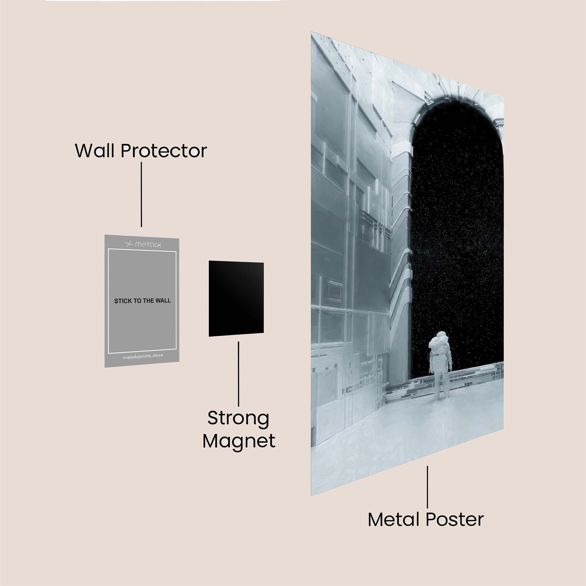Cosmic Embrace Safe Wall Magnetic / M