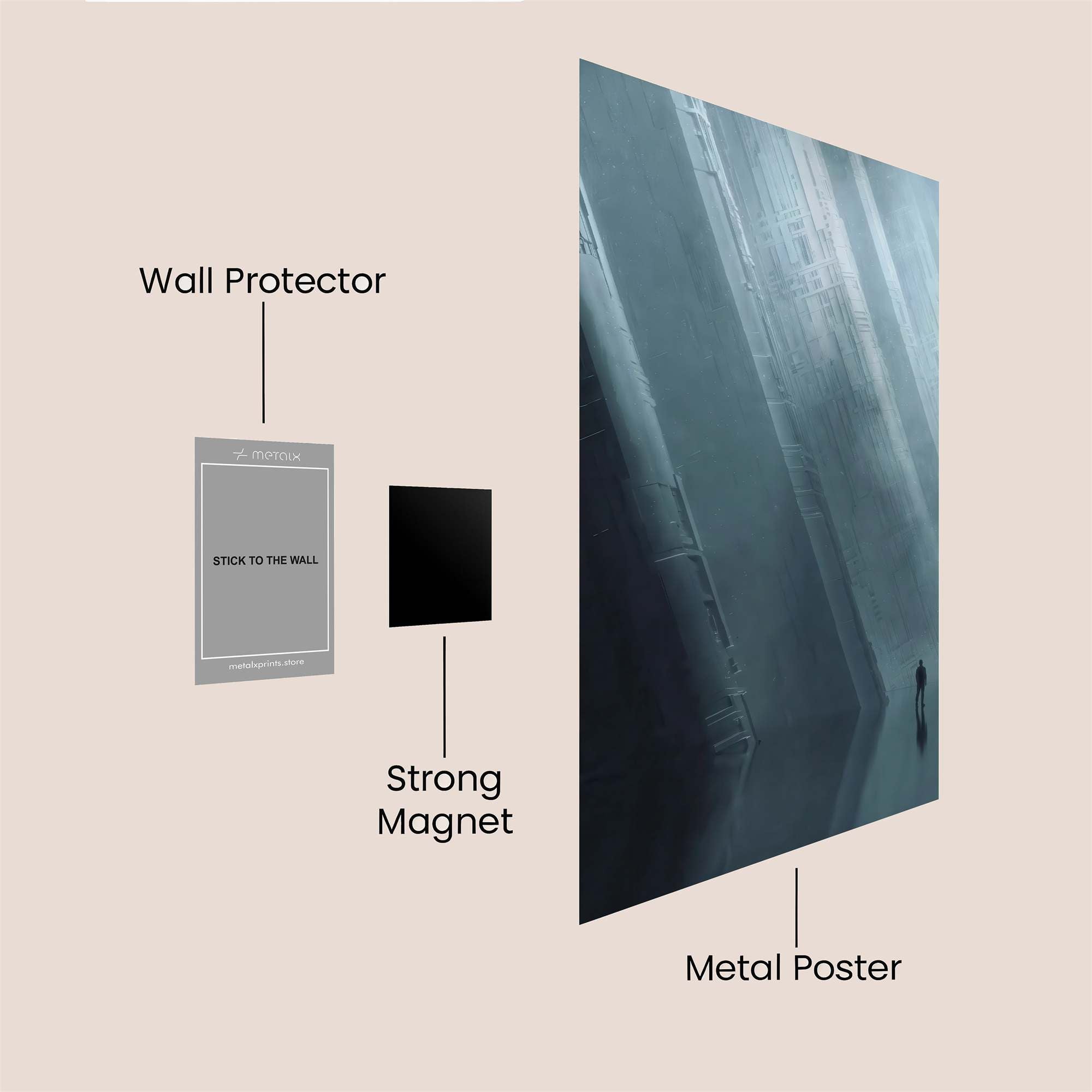 Monolithic Solitude Safe Wall Magnetic / M
