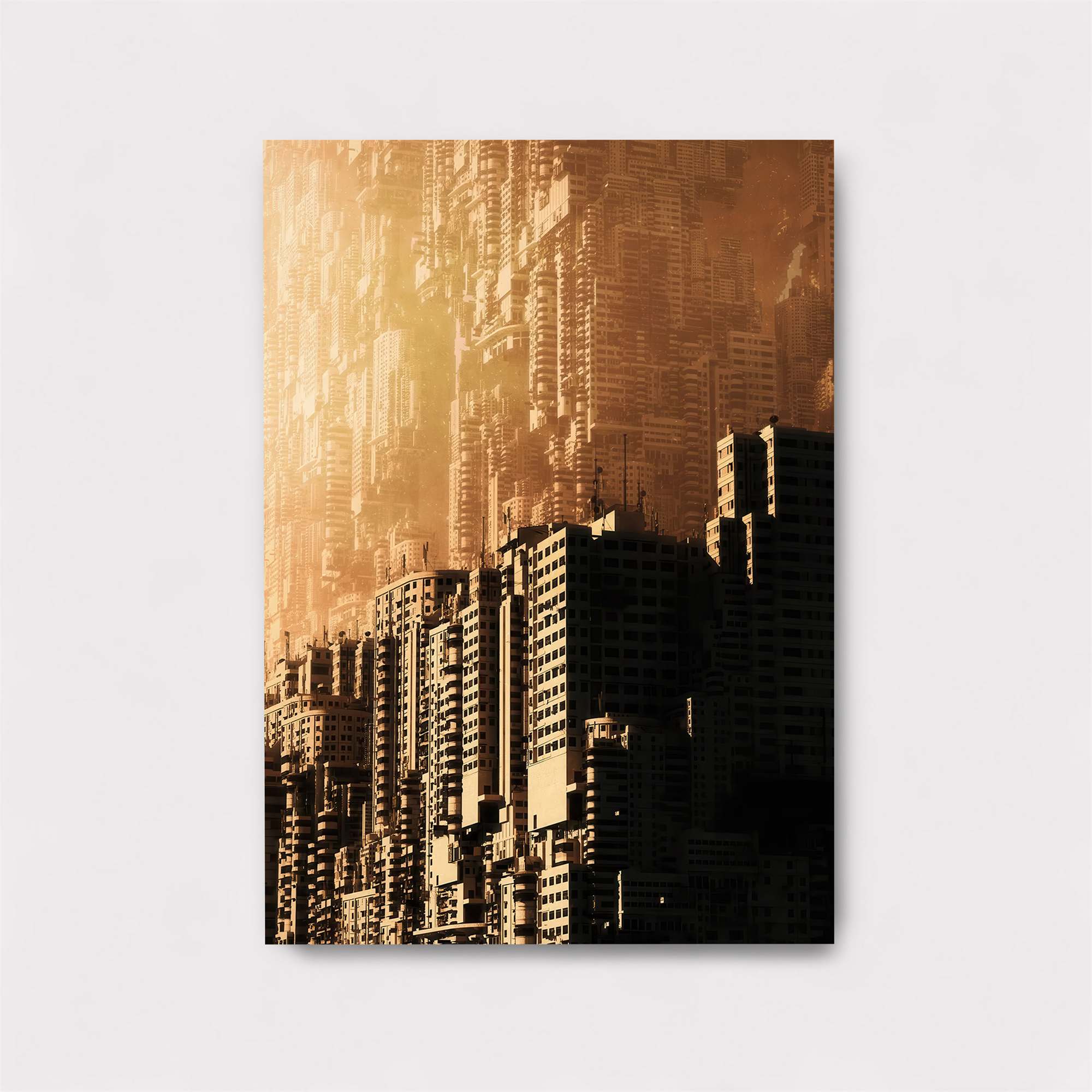 Dystopian Metropolis Safe Wall Magnetic / M