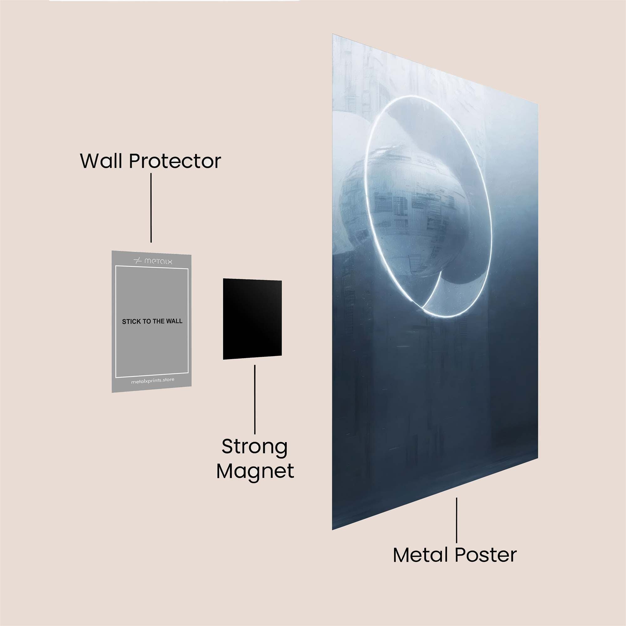 Orbital Enigma Safe Wall Magnetic / M