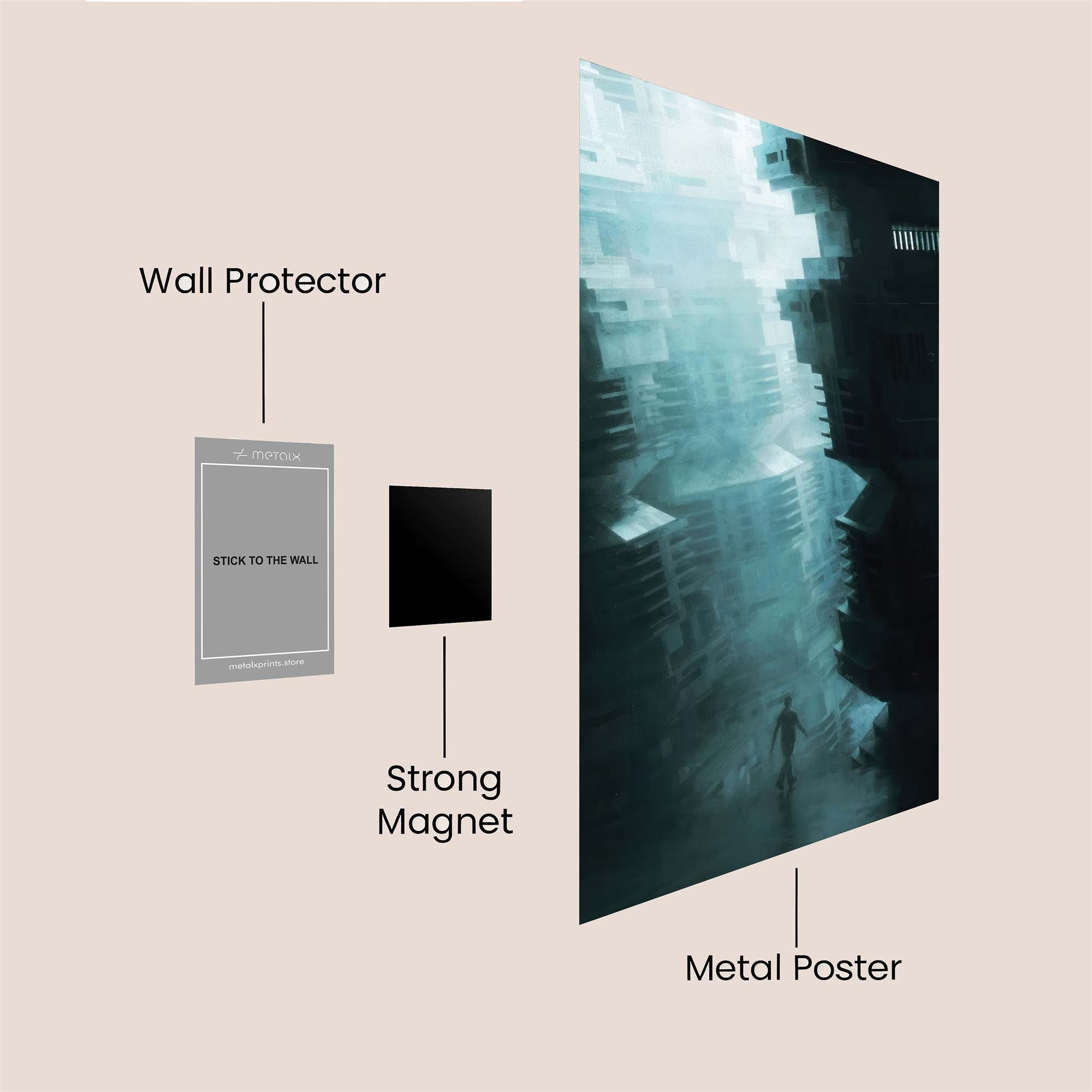 Shadows Ascend Safe Wall Magnetic / M