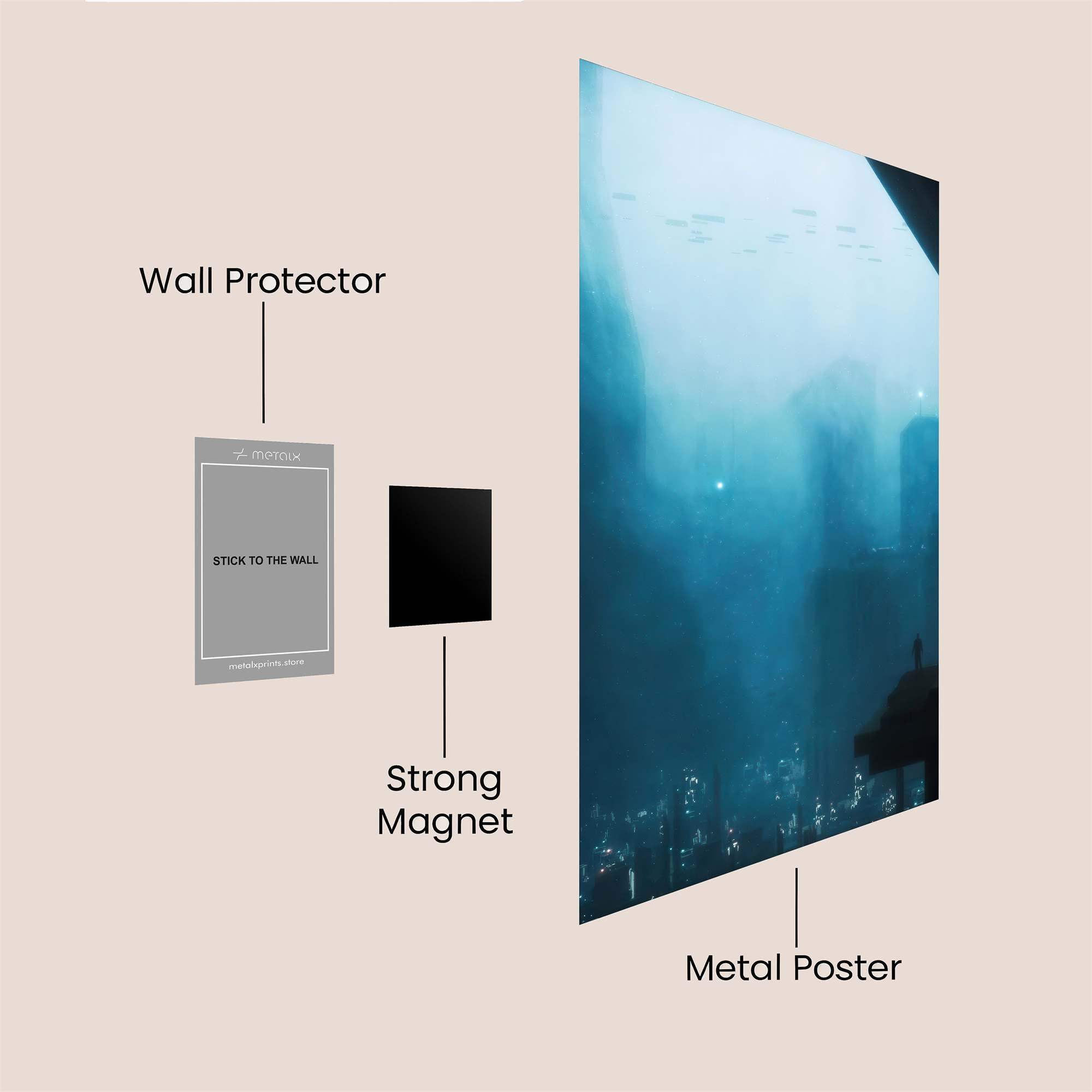 Ethereal Abyss Safe Wall Magnetic / M