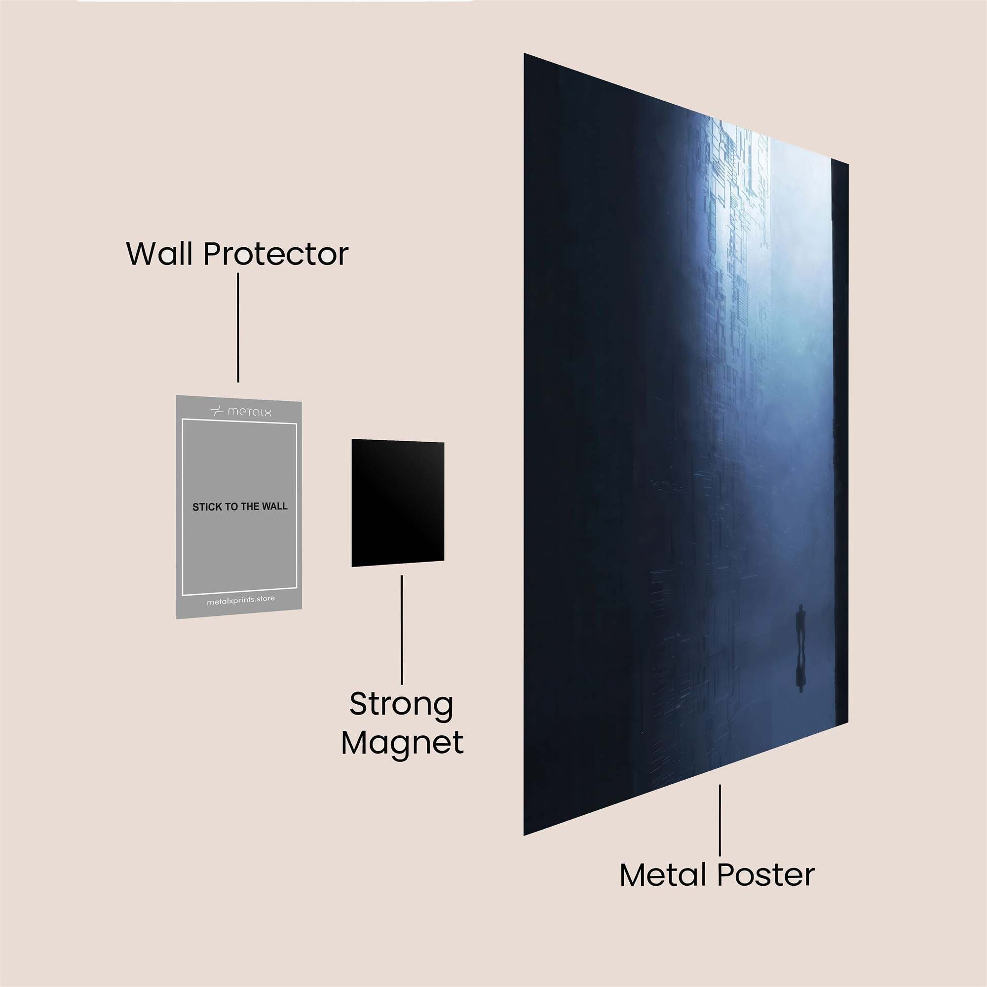 Solitary Serenity Safe Wall Magnetic / M