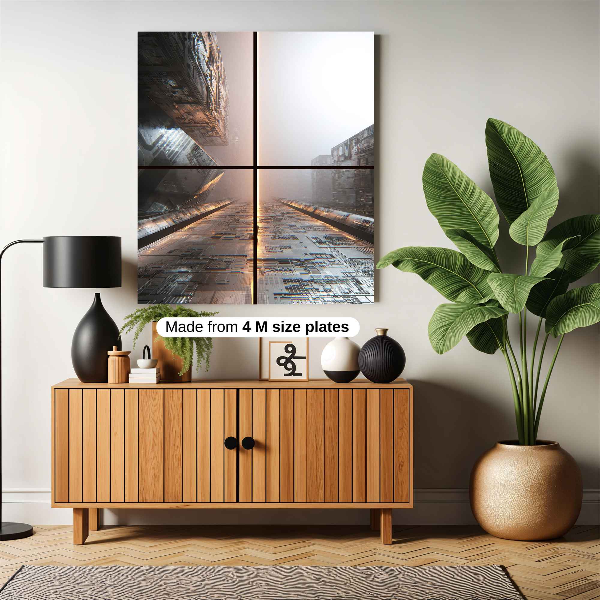 Futuristic Ascent Safe Wall Magnetic / M