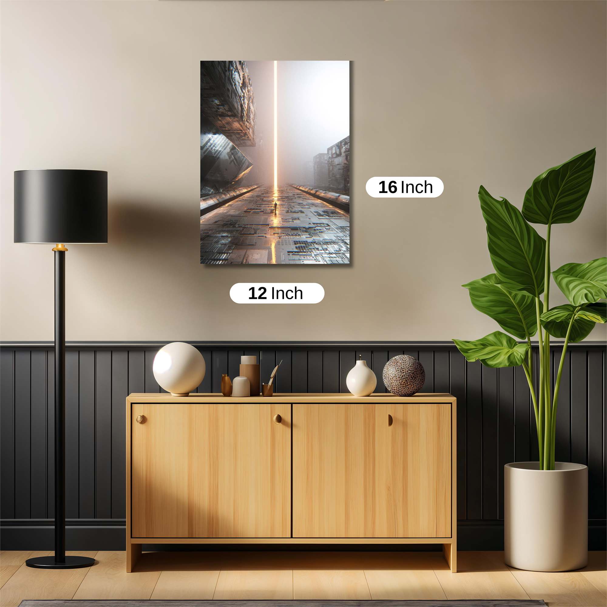 Futuristic Ascent Safe Wall Magnetic / M