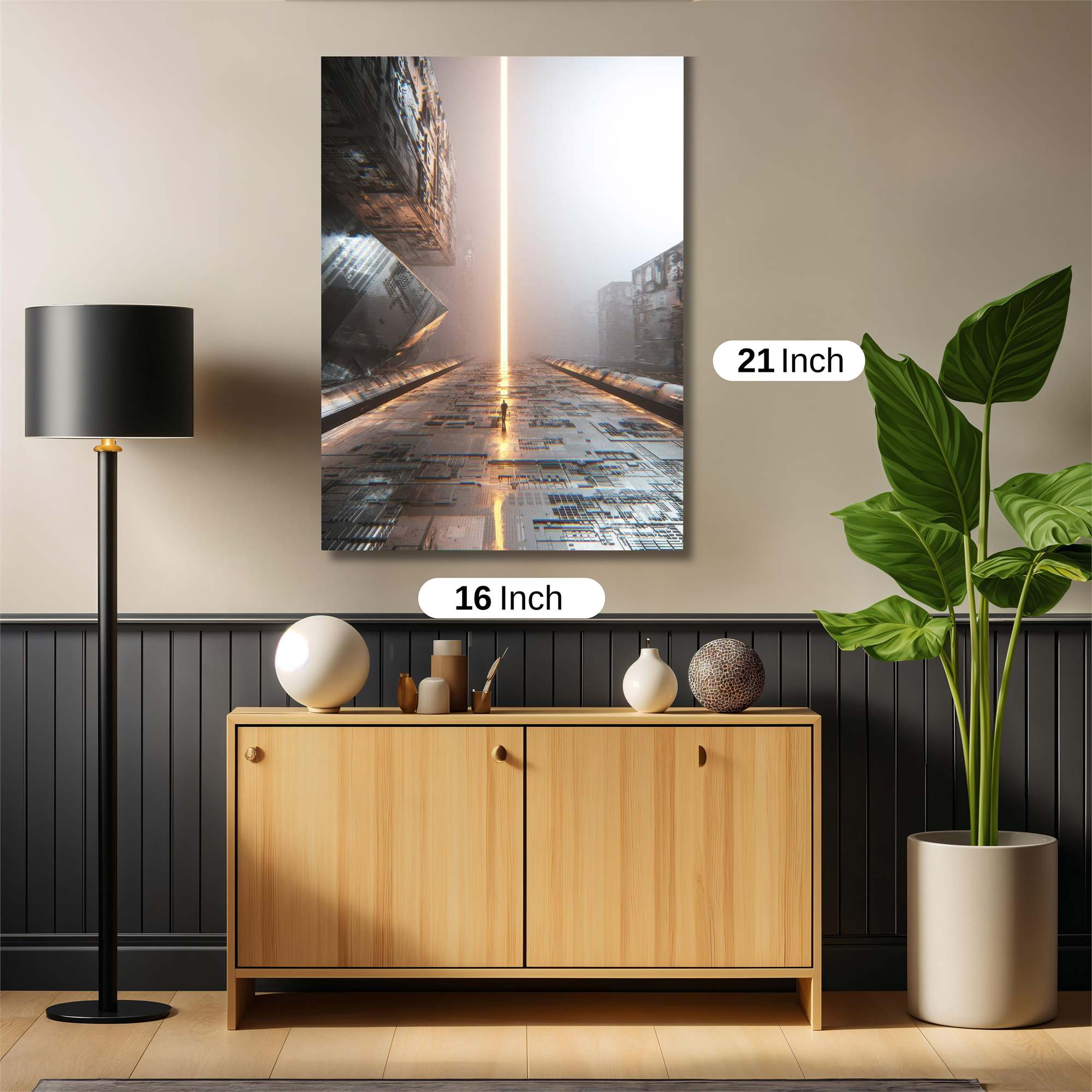 Futuristic Ascent Safe Wall Magnetic / M