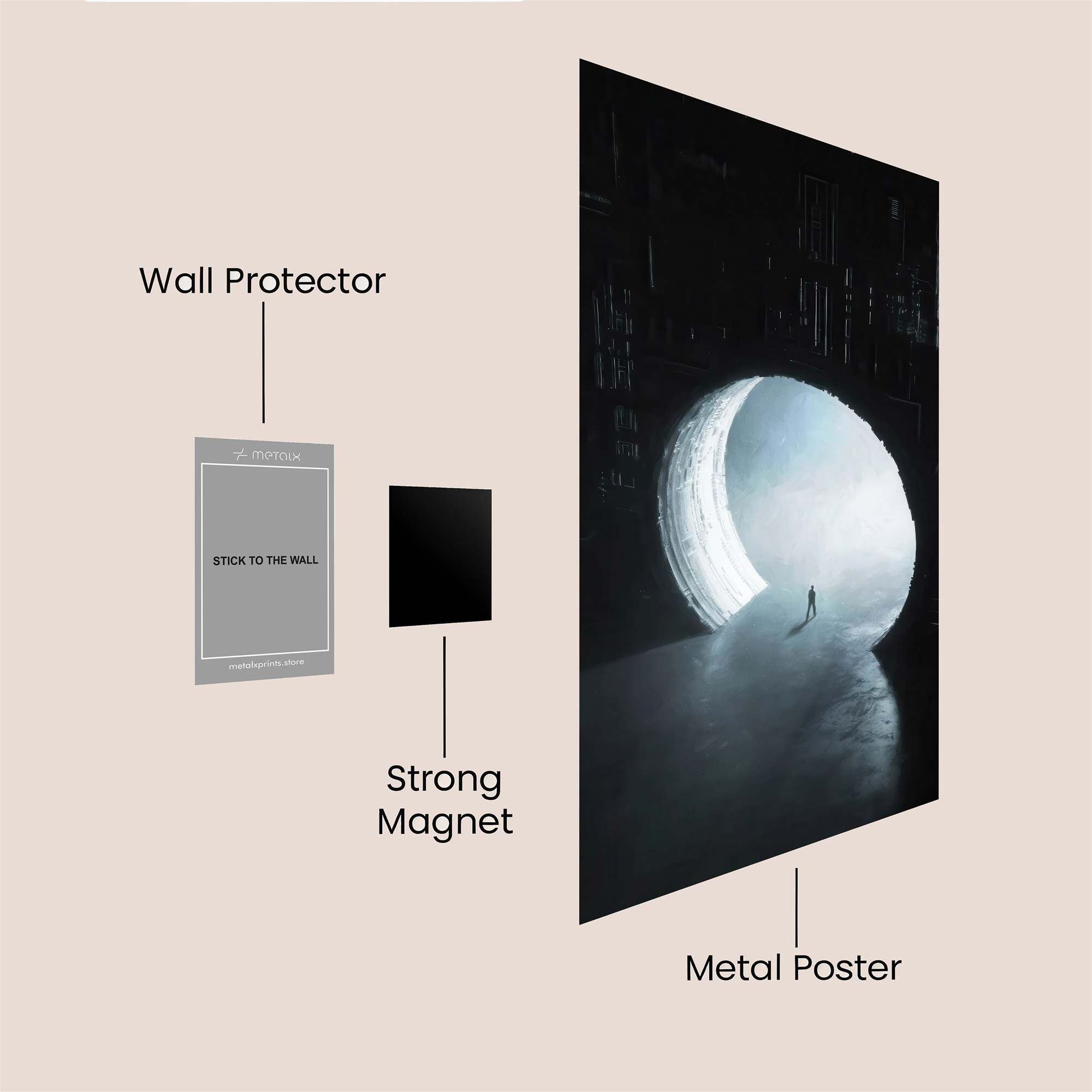 Portal Enigma Safe Wall Magnetic / M