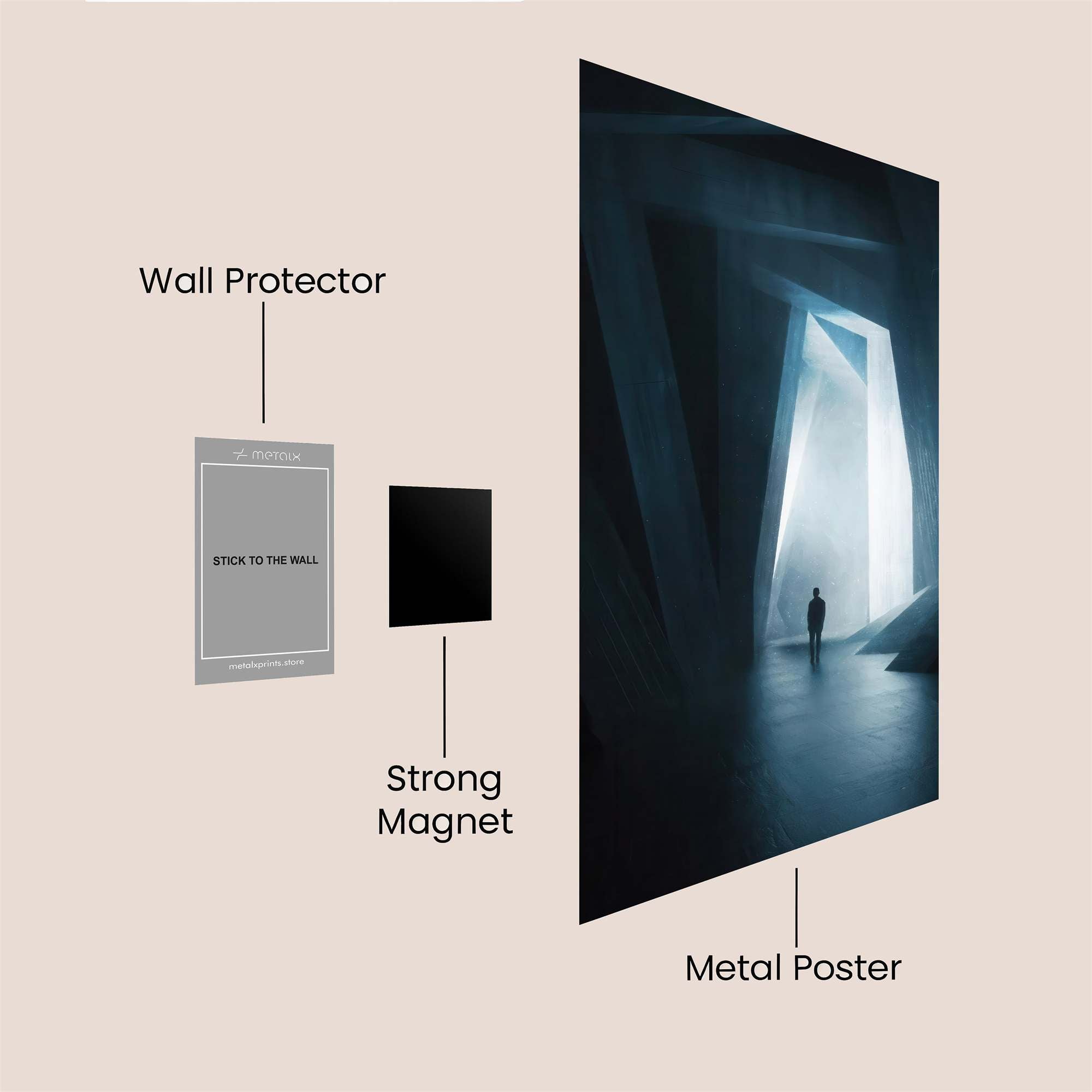 Mystical Portal Safe Wall Magnetic / M