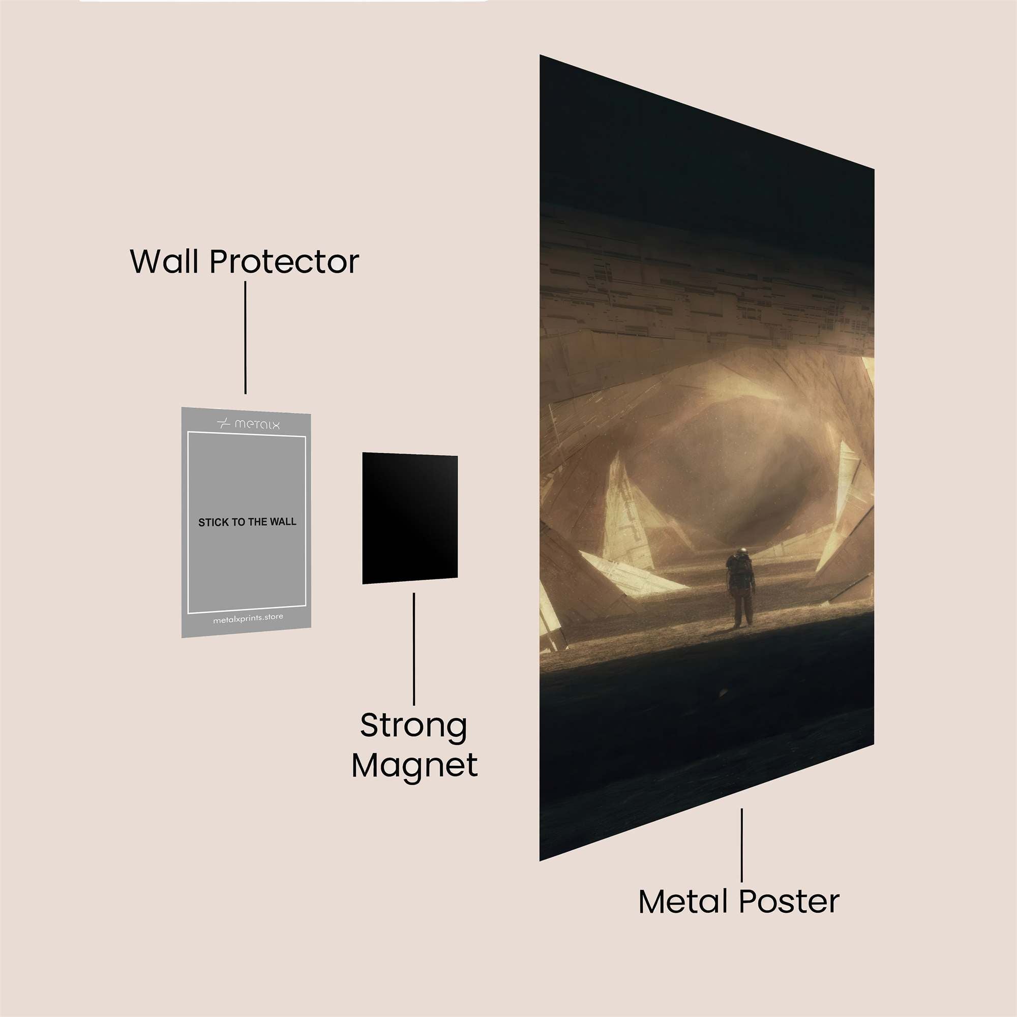 Silent Reverie Safe Wall Magnetic / M