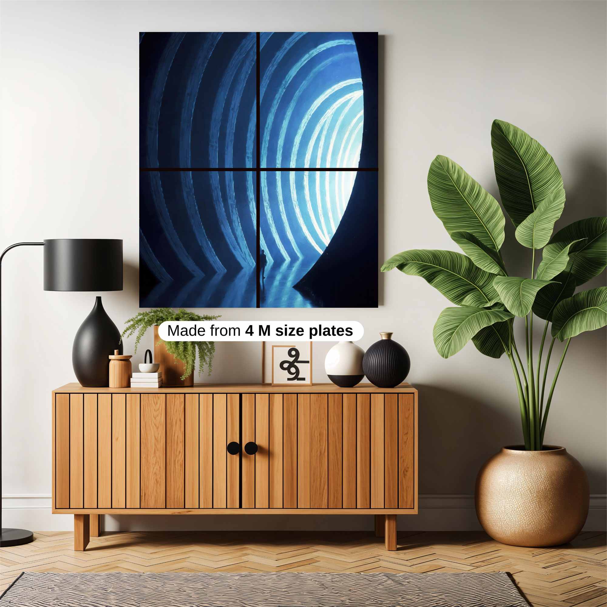 Futuristic Echoes Safe Wall Magnetic / M