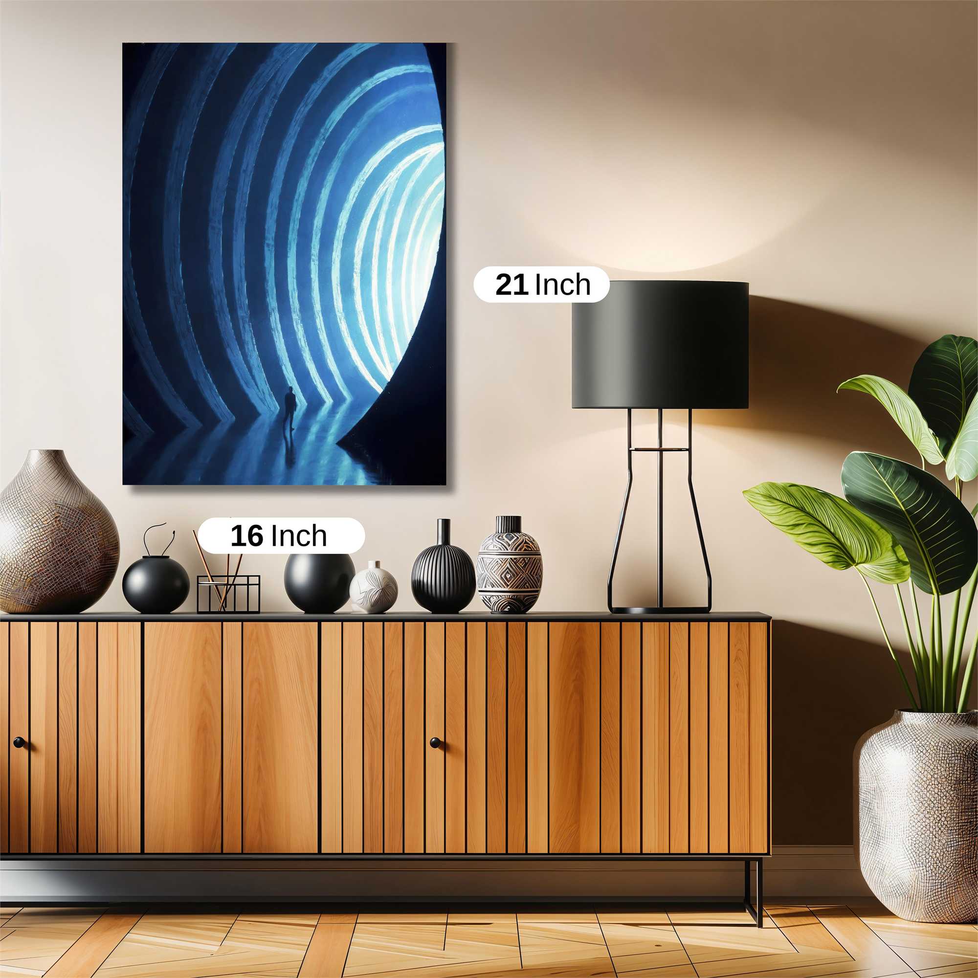 Futuristic Echoes Safe Wall Magnetic / M