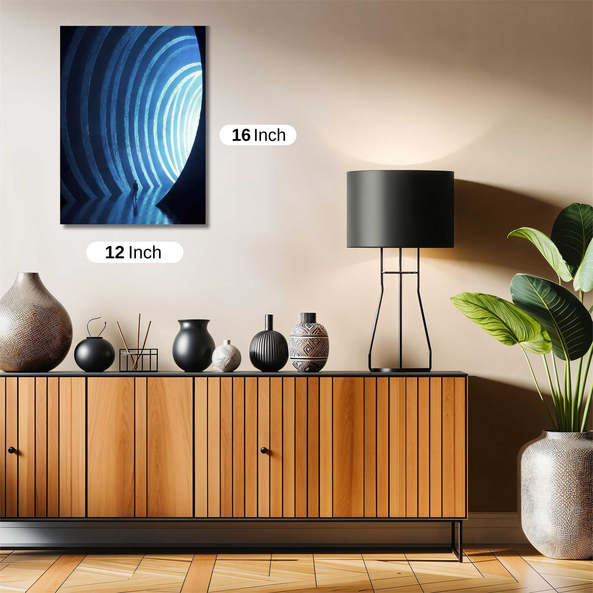 Futuristic Echoes Safe Wall Magnetic / M