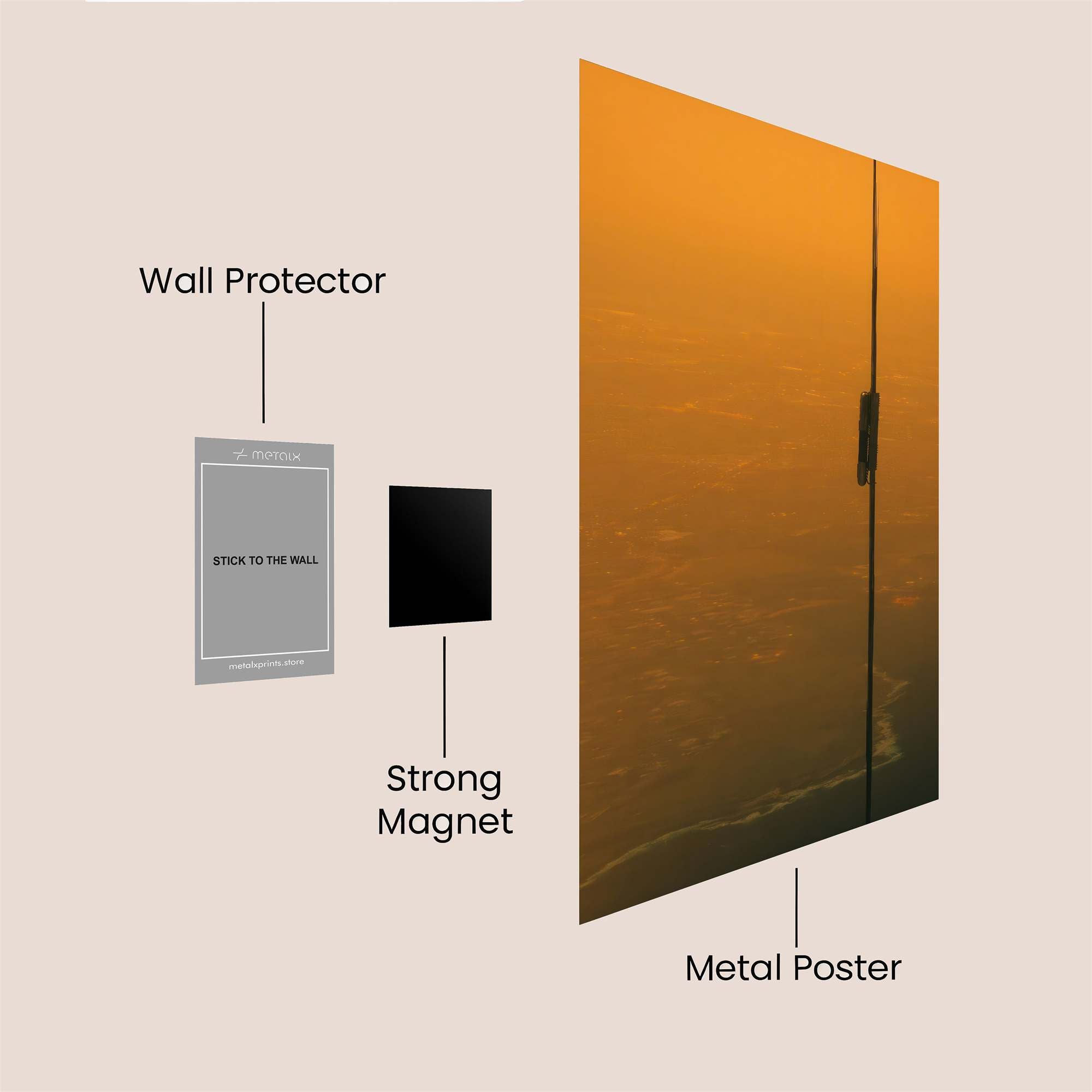Skyline Serenity Safe Wall Magnetic / M