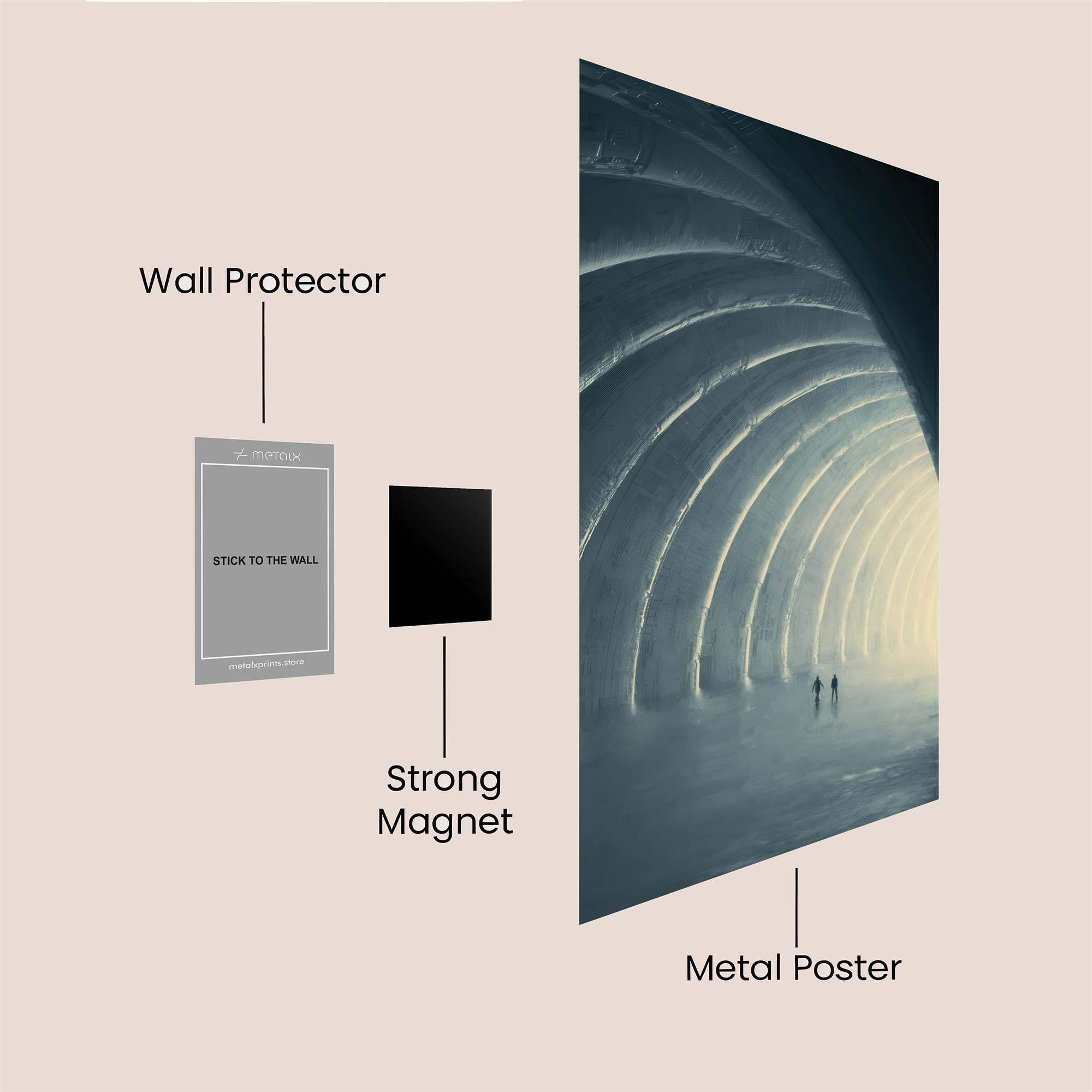 Colossal Passage Safe Wall Magnetic / M