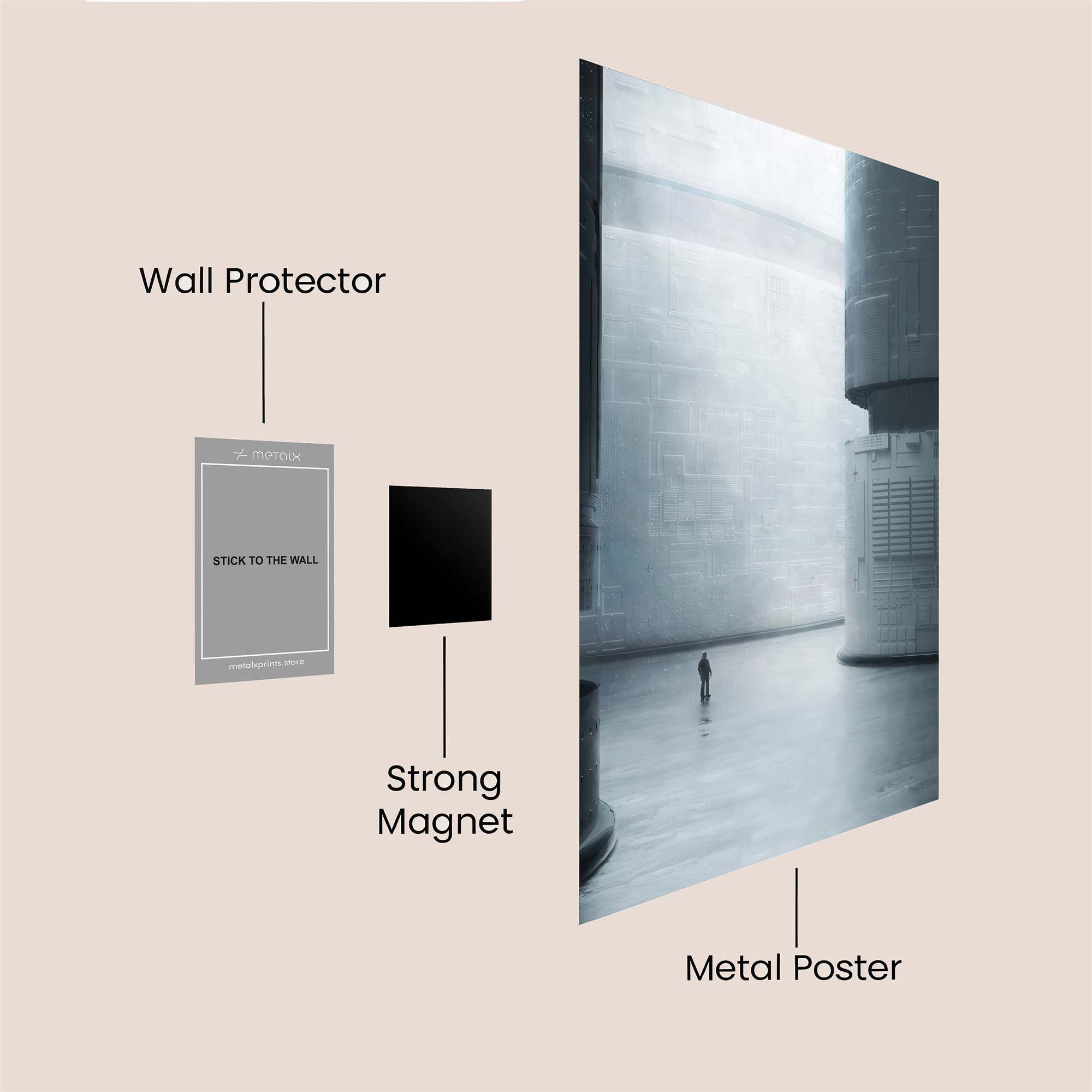 Monolithic Whispers Safe Wall Magnetic / M