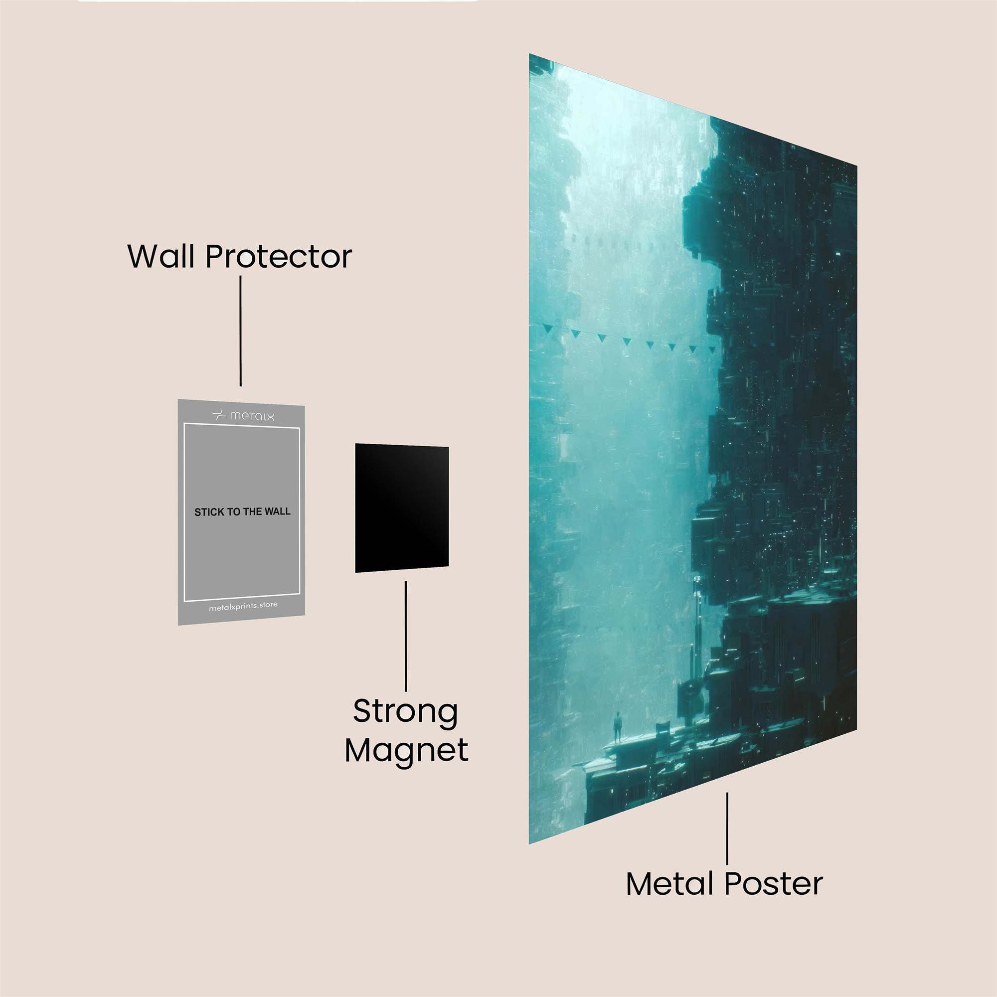 Abyssal Serenity Safe Wall Magnetic / M