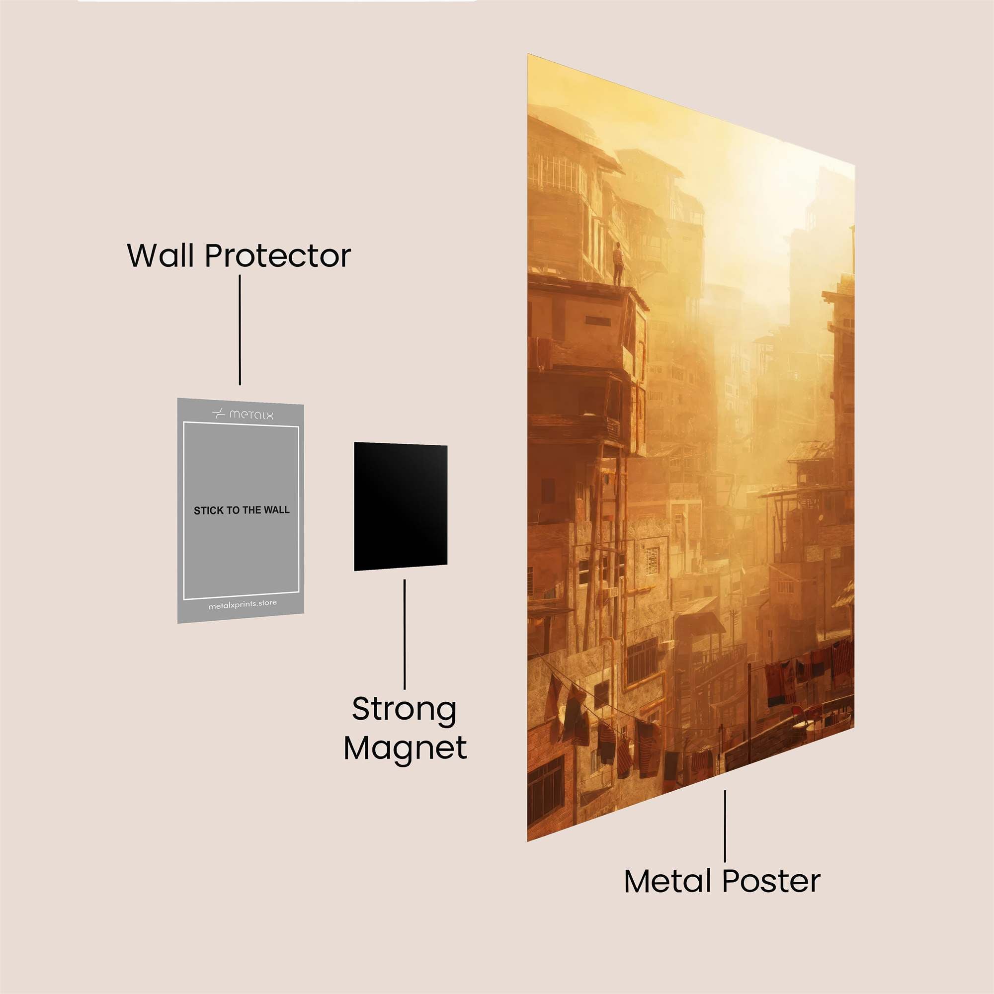 Urban Warmth Safe Wall Magnetic / M