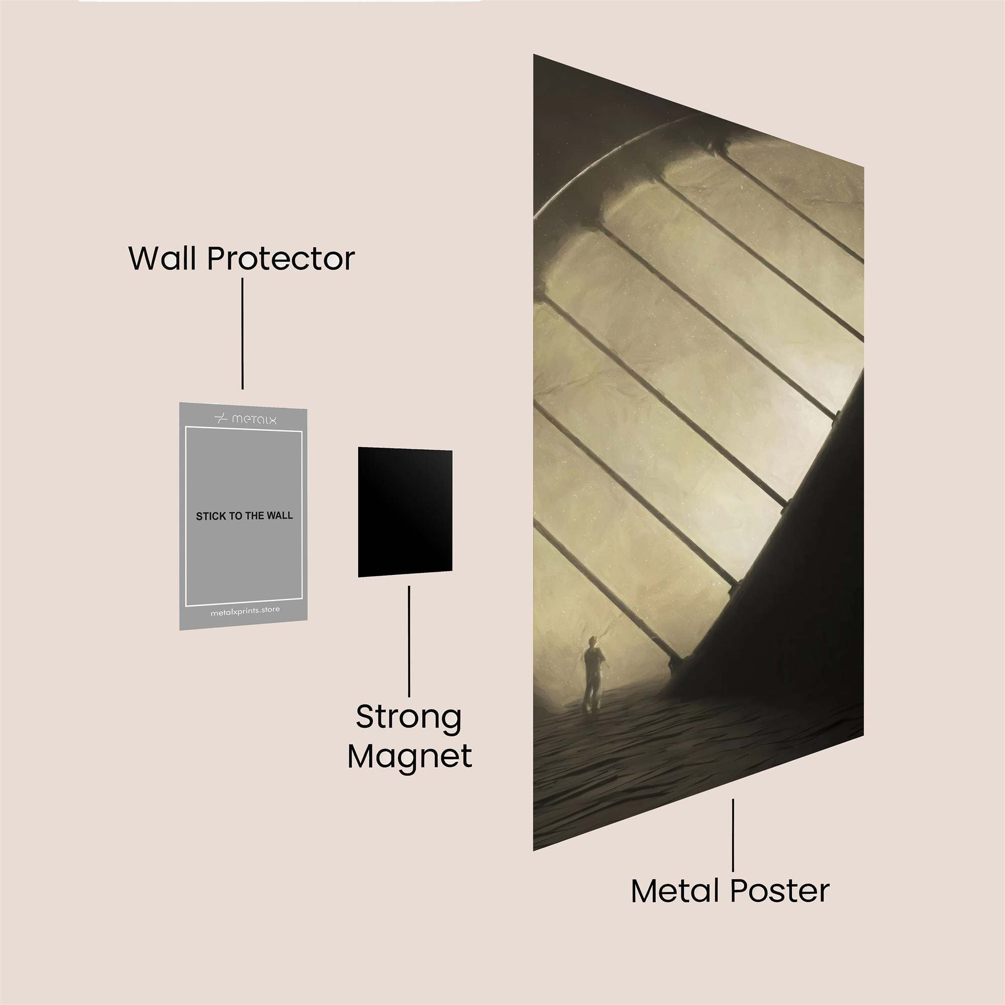 Colossal Embrace Safe Wall Magnetic / M