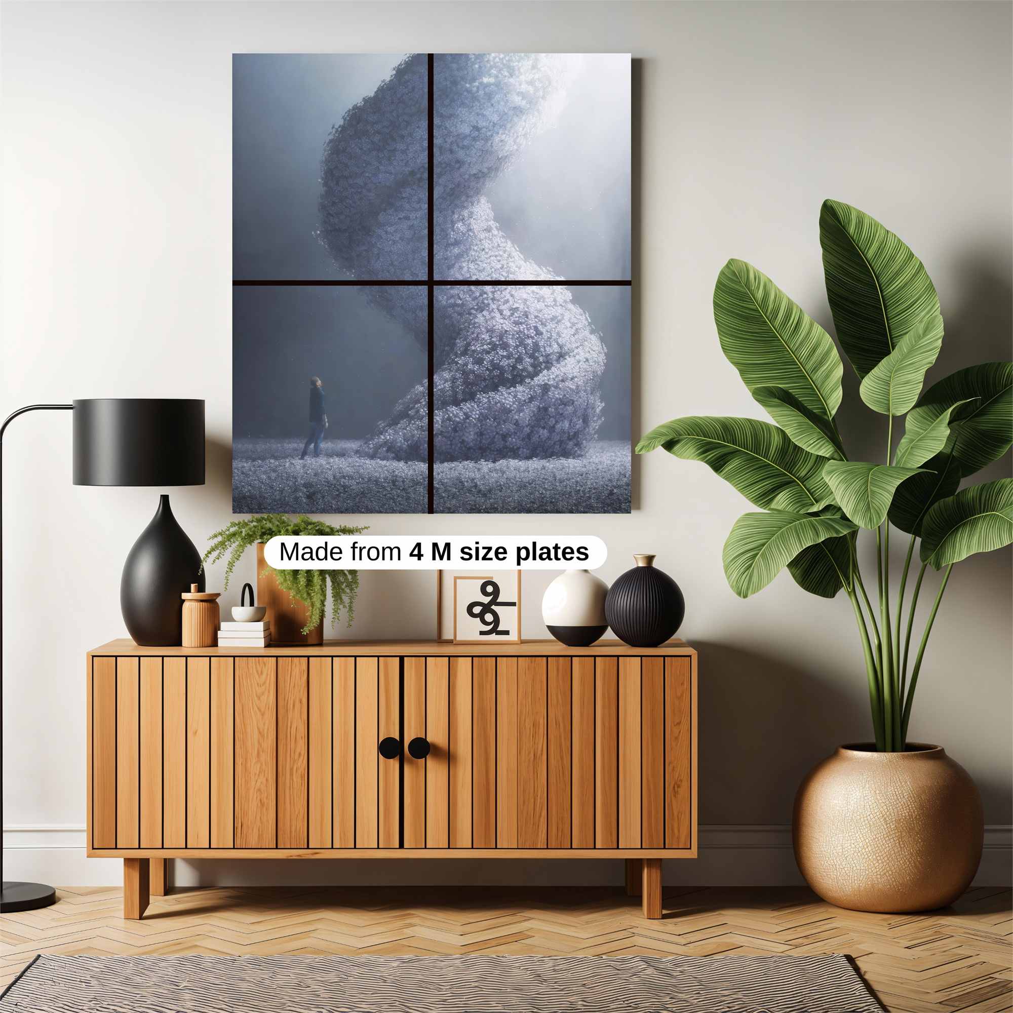 Floral Whirlwind Safe Wall Magnetic / M