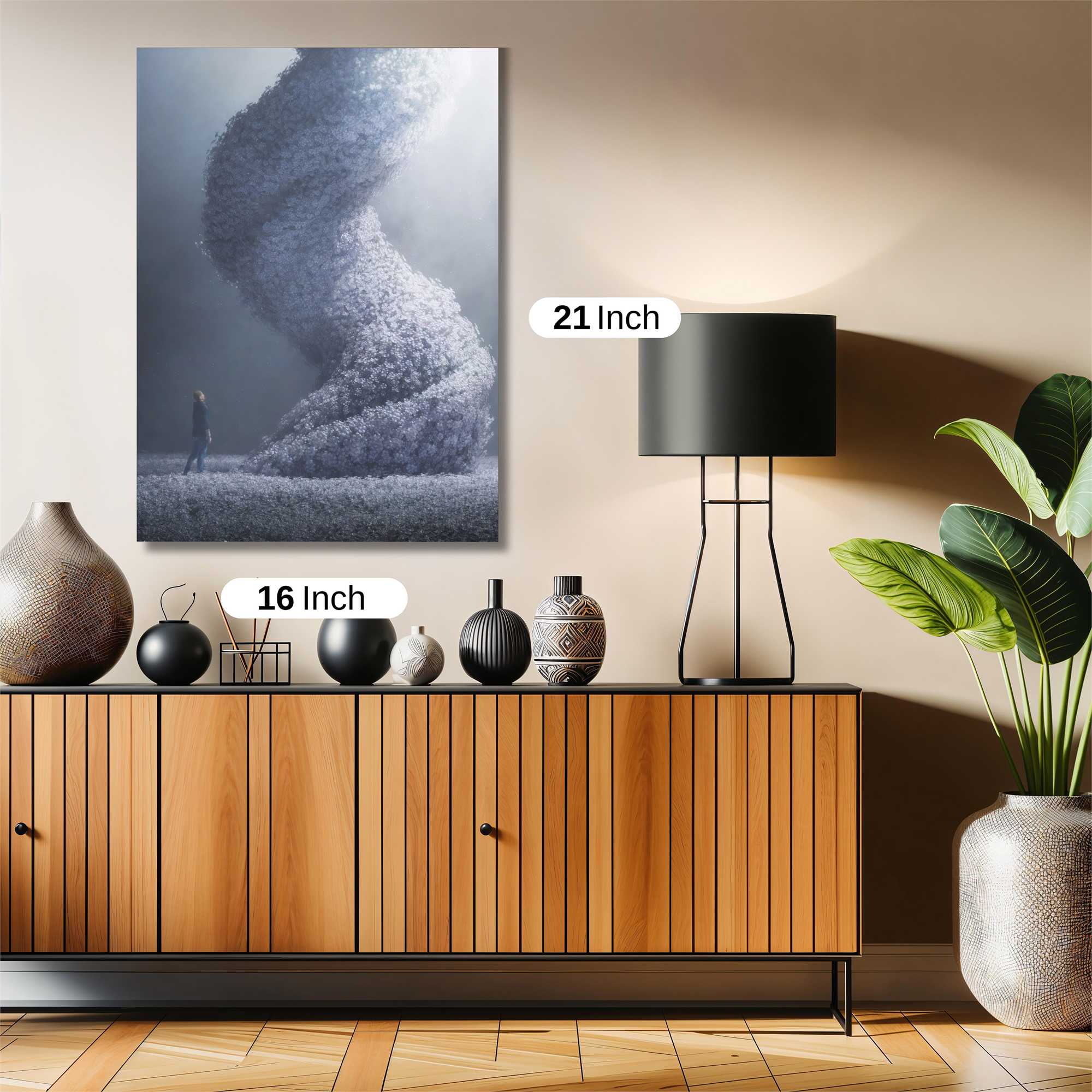 Floral Whirlwind Safe Wall Magnetic / M