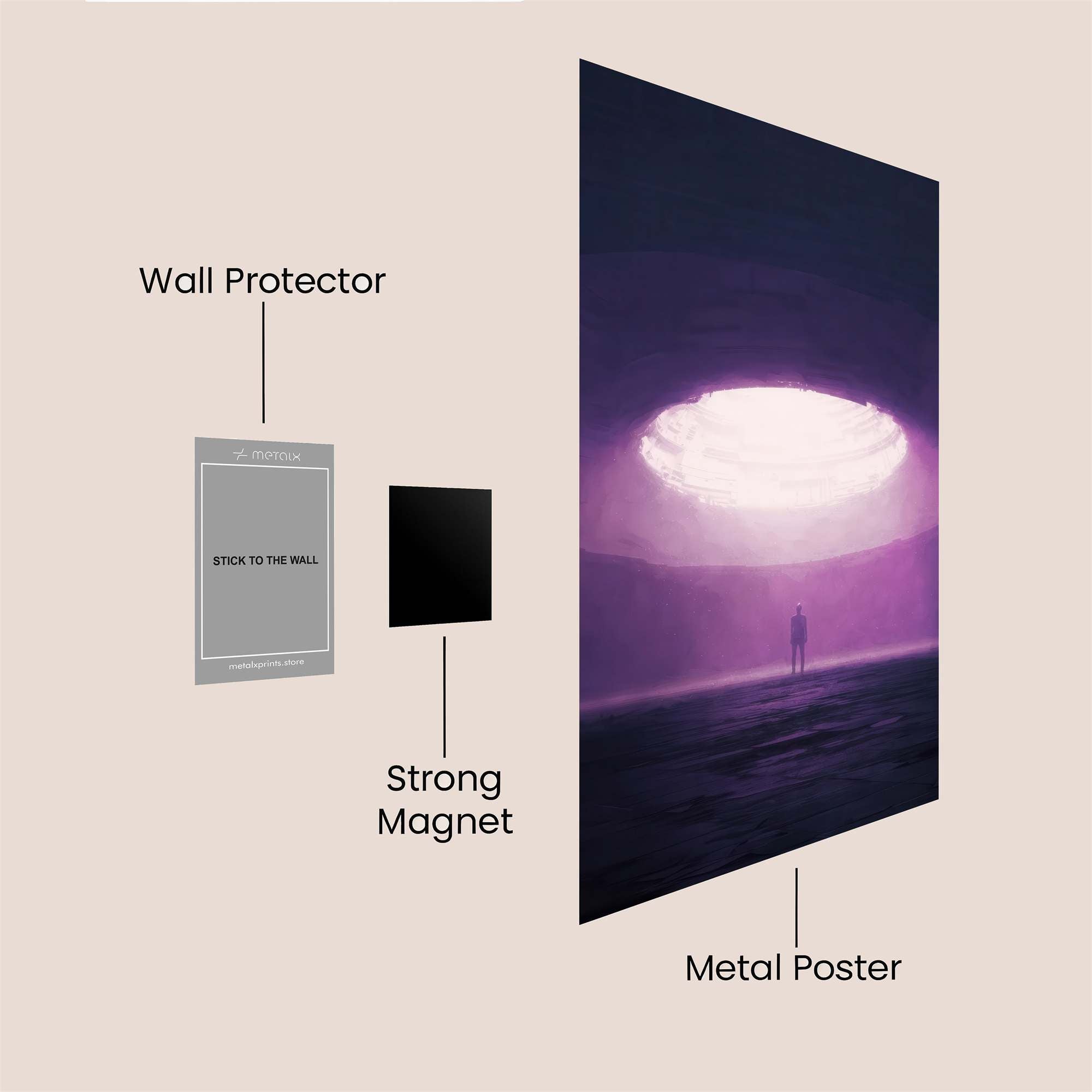 Portal Reverie Safe Wall Magnetic / M