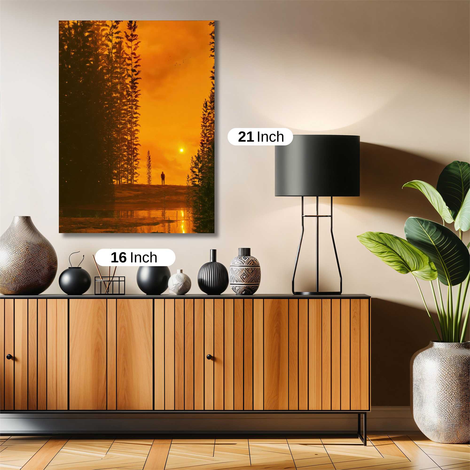 Sunlit Serenity Safe Wall Magnetic / M