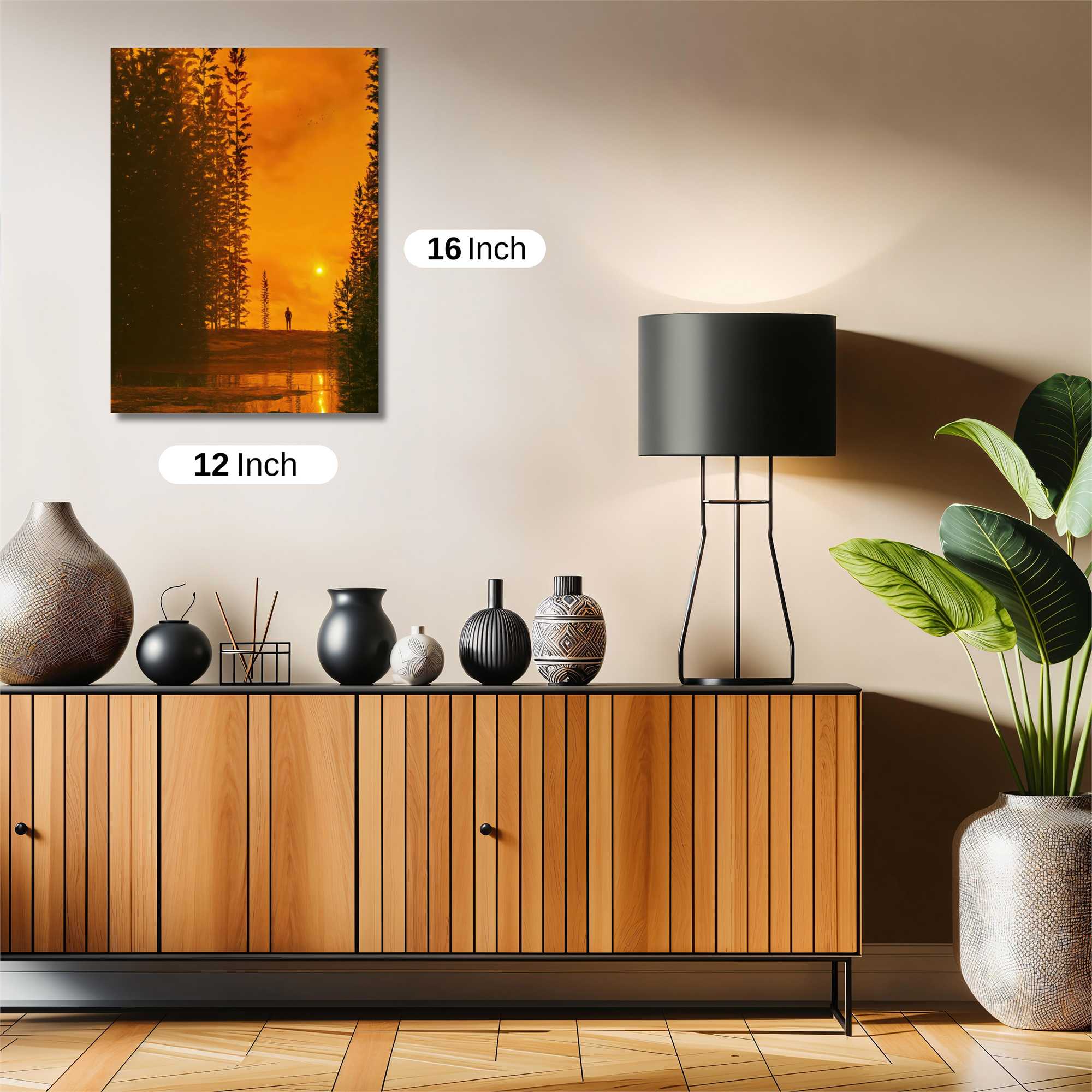 Sunlit Serenity Safe Wall Magnetic / M