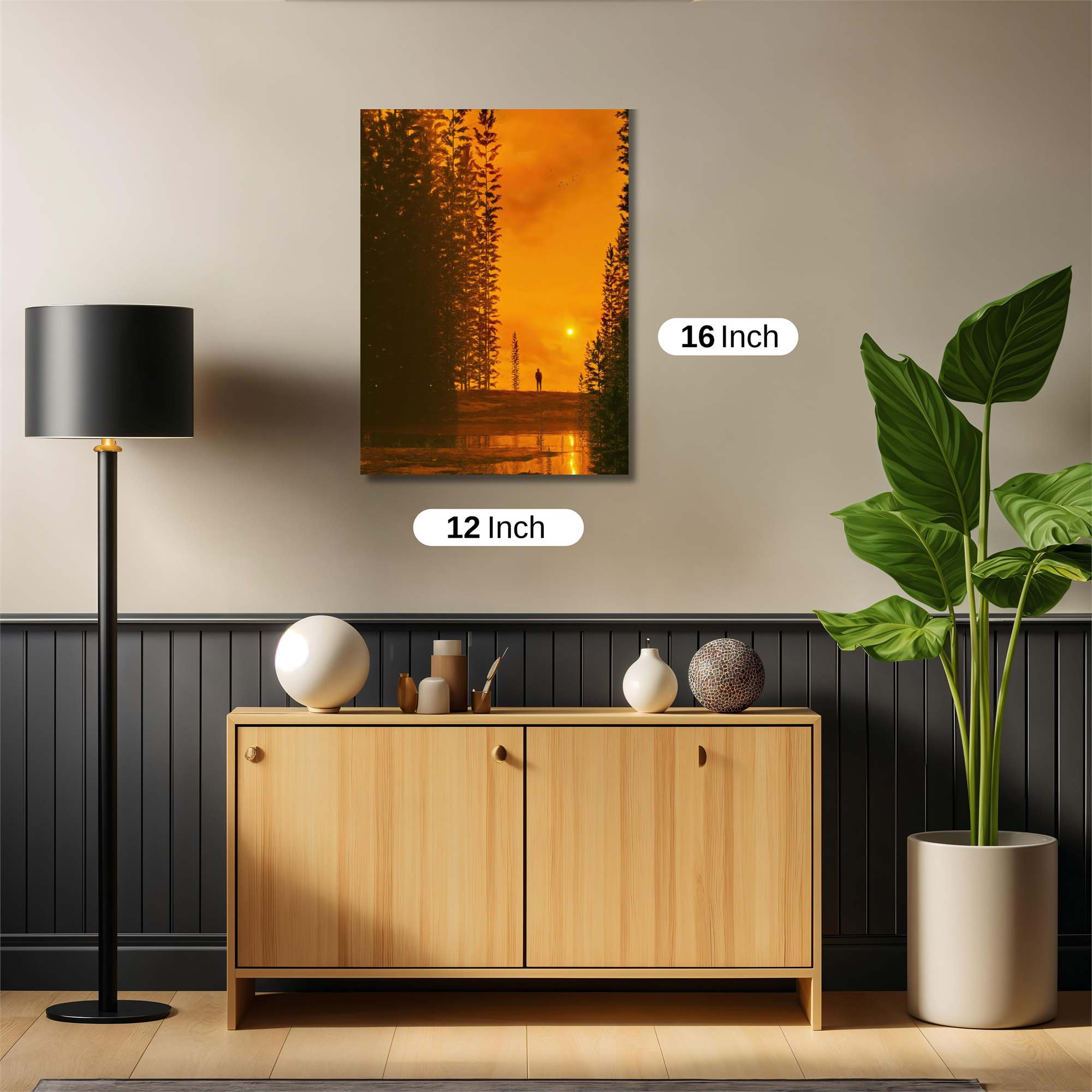 Sunlit Serenity Safe Wall Magnetic / M