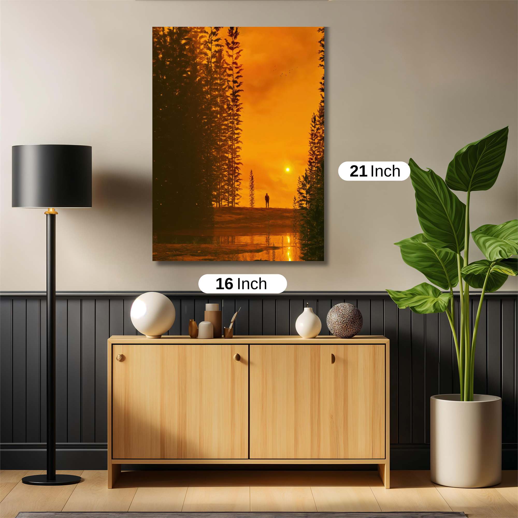 Sunlit Serenity Safe Wall Magnetic / M