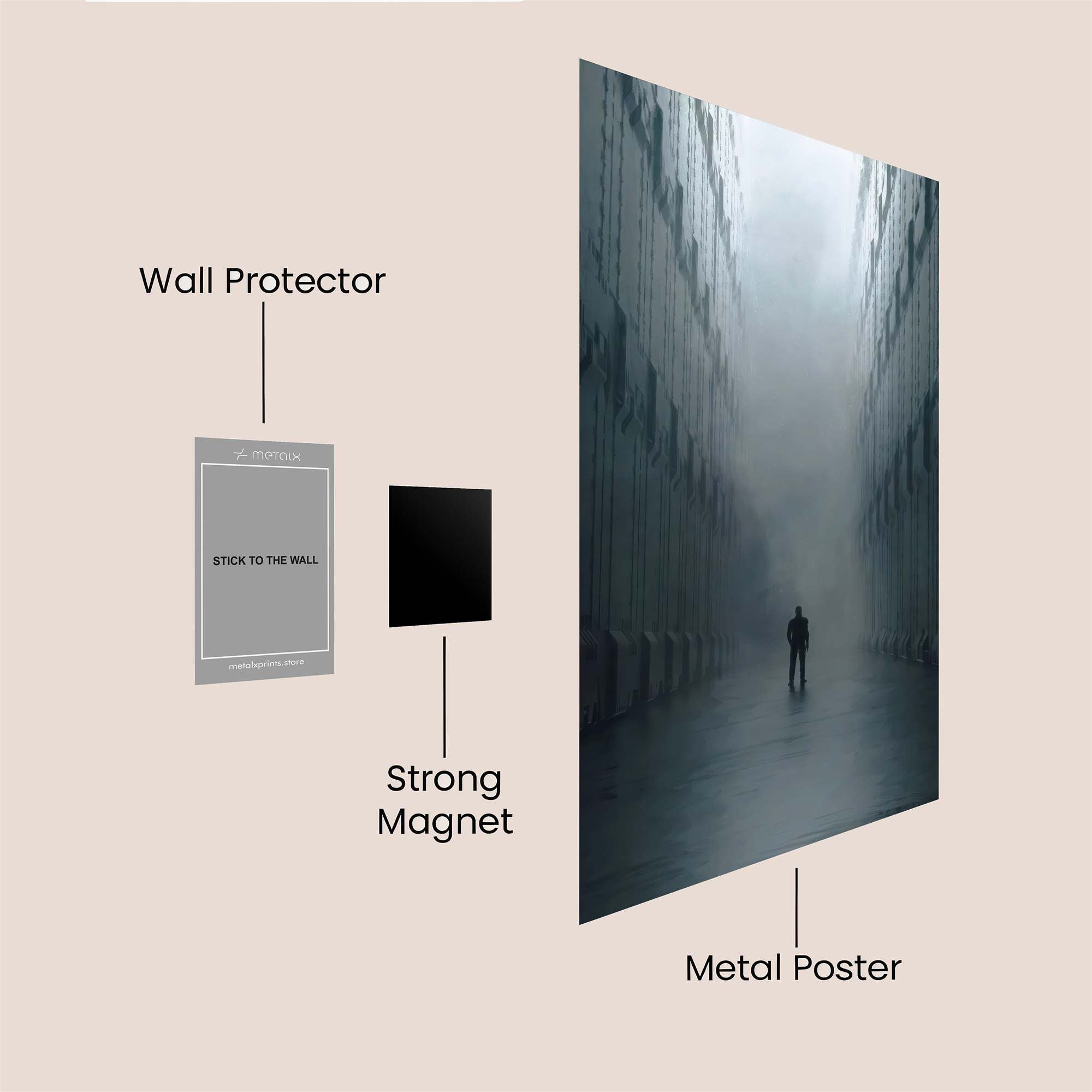 Solitary Ascent Safe Wall Magnetic / M
