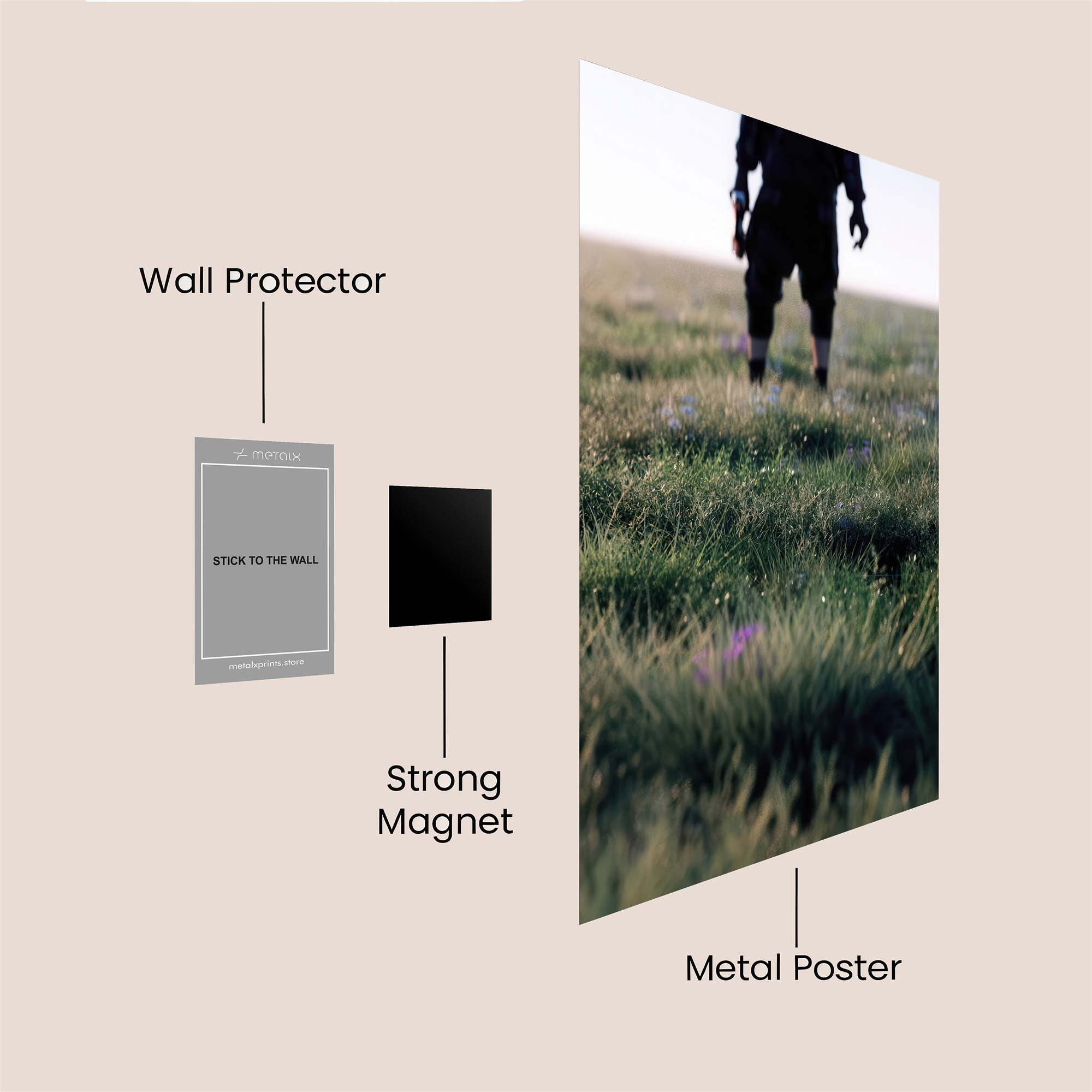 Mystic Wanderer Safe Wall Magnetic / M