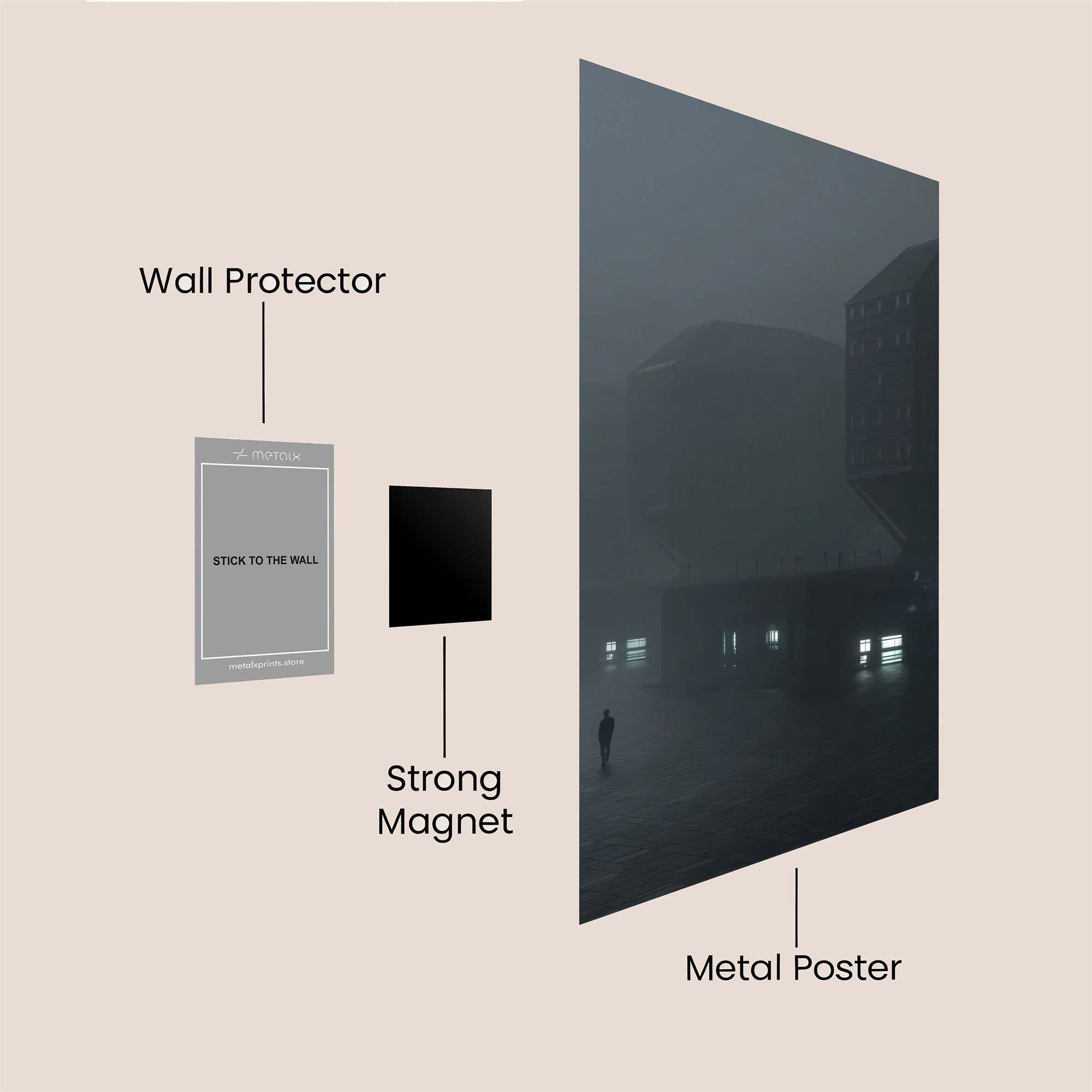Solitude Obscure Safe Wall Magnetic / M