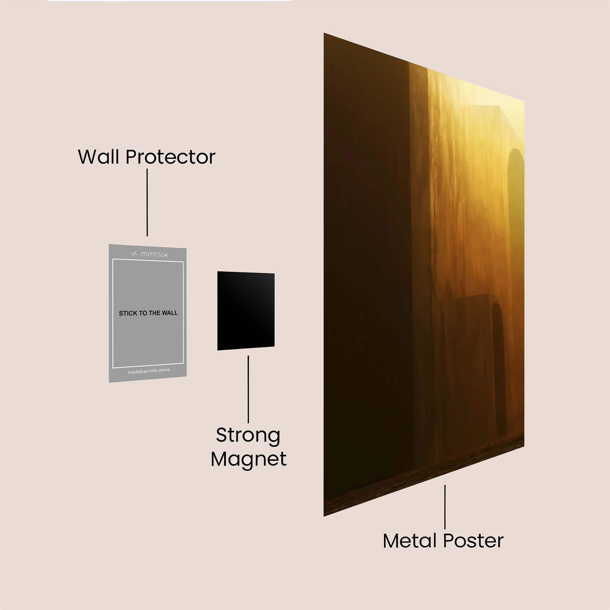 Monolith Mystery Safe Wall Magnetic / M