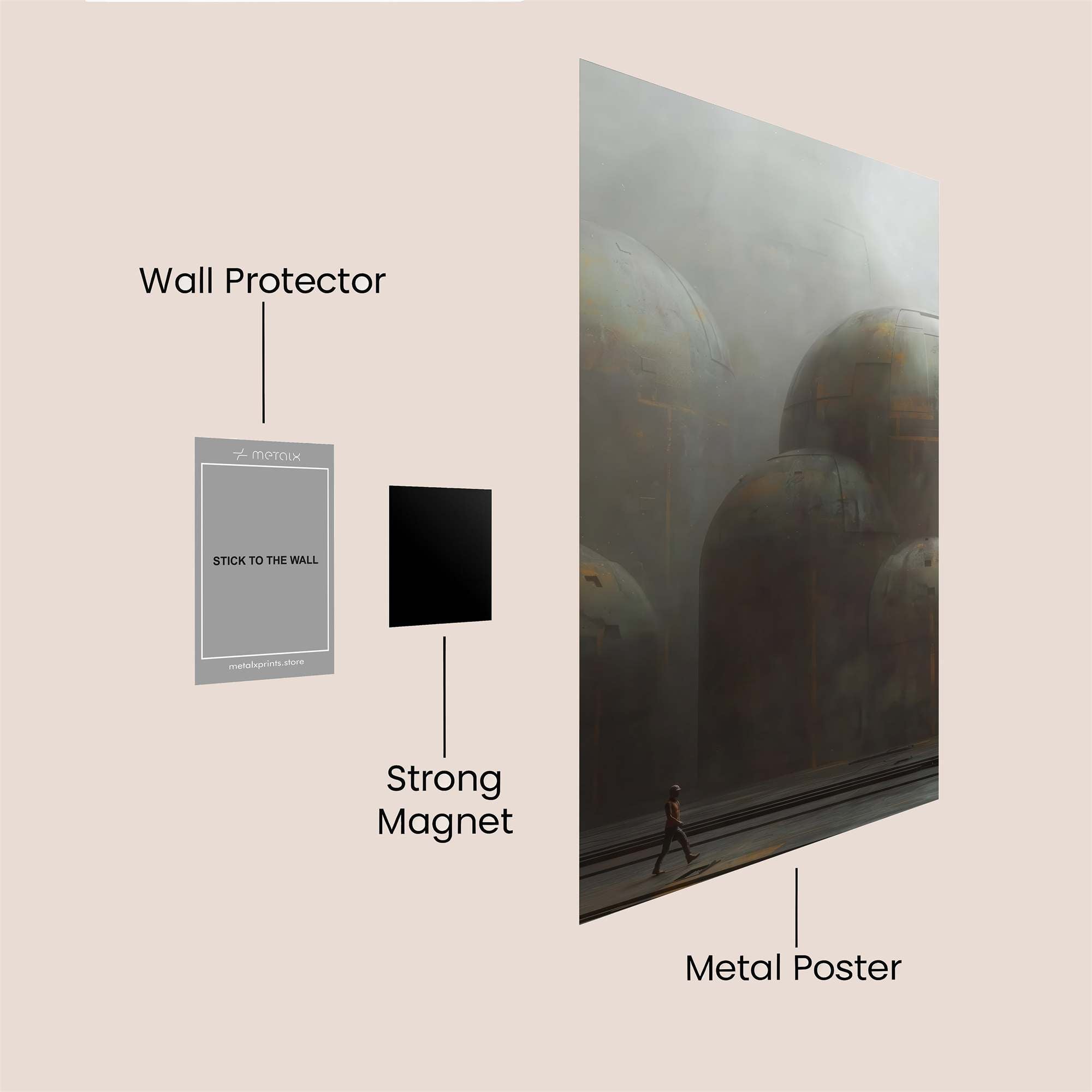 Monolith Haze Safe Wall Magnetic / M