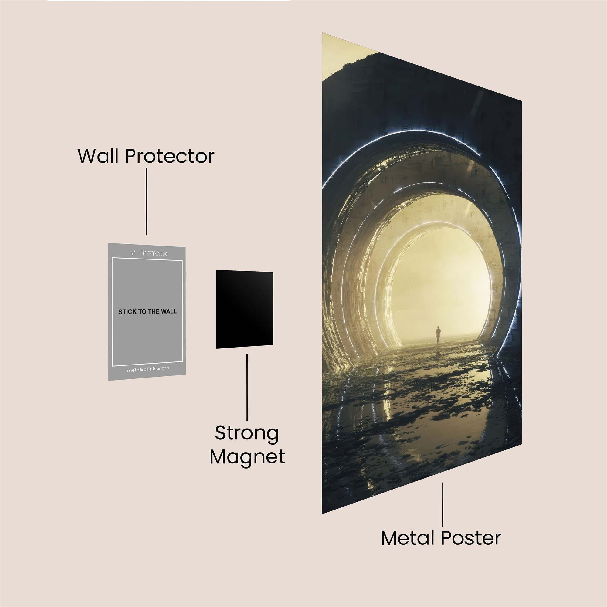 Portal Enigma Safe Wall Magnetic / M