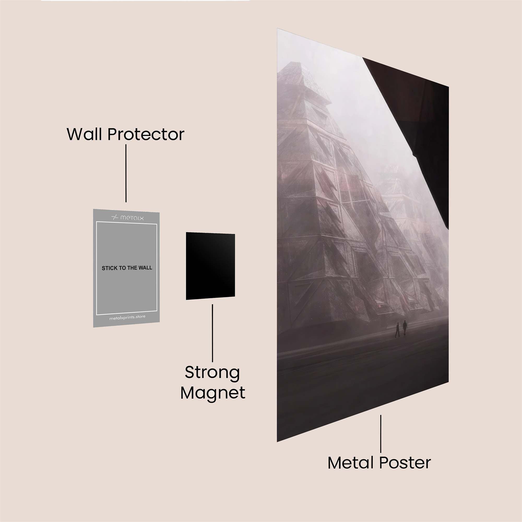 Monumental Shroud Safe Wall Magnetic / M