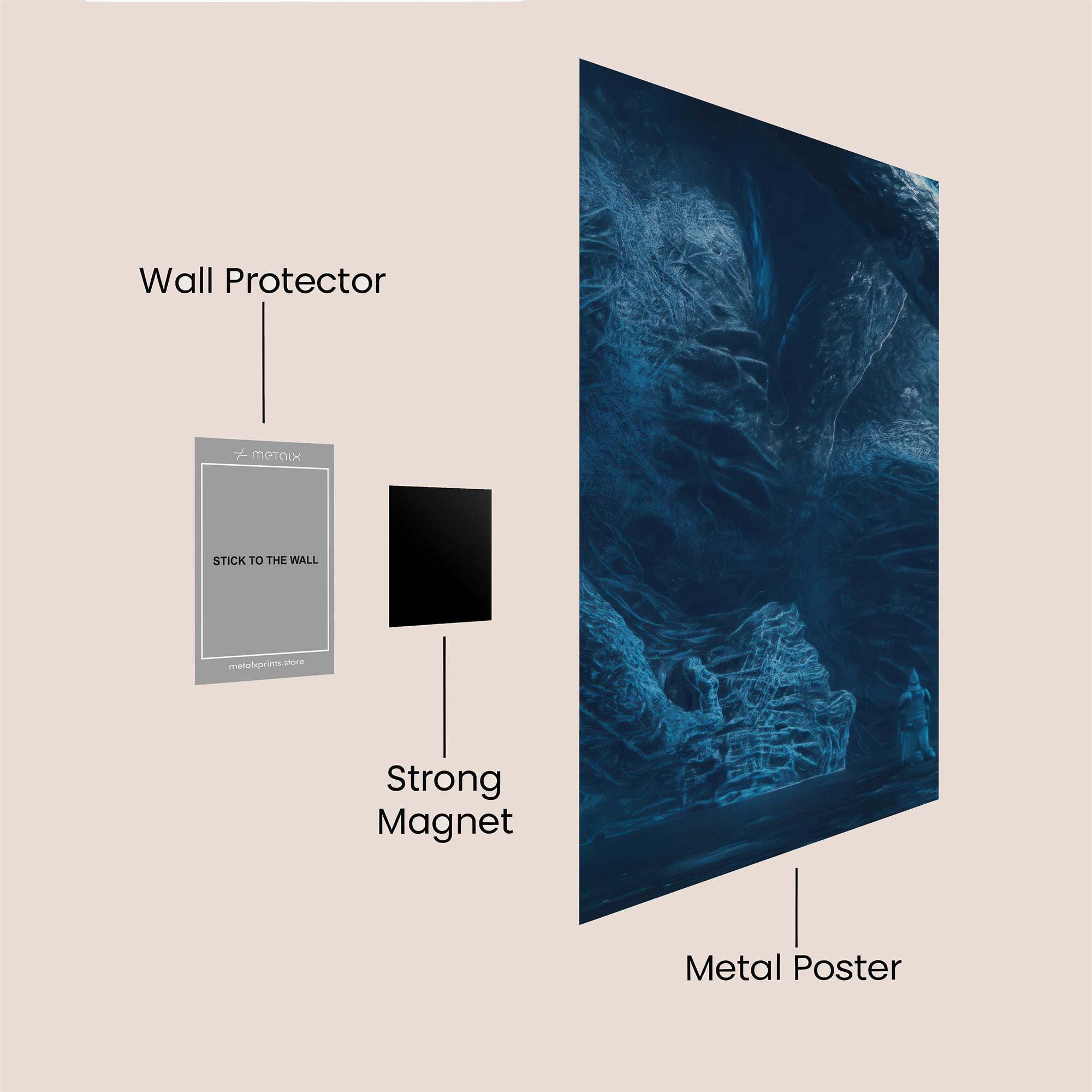 Colossal Mystery Safe Wall Magnetic / M