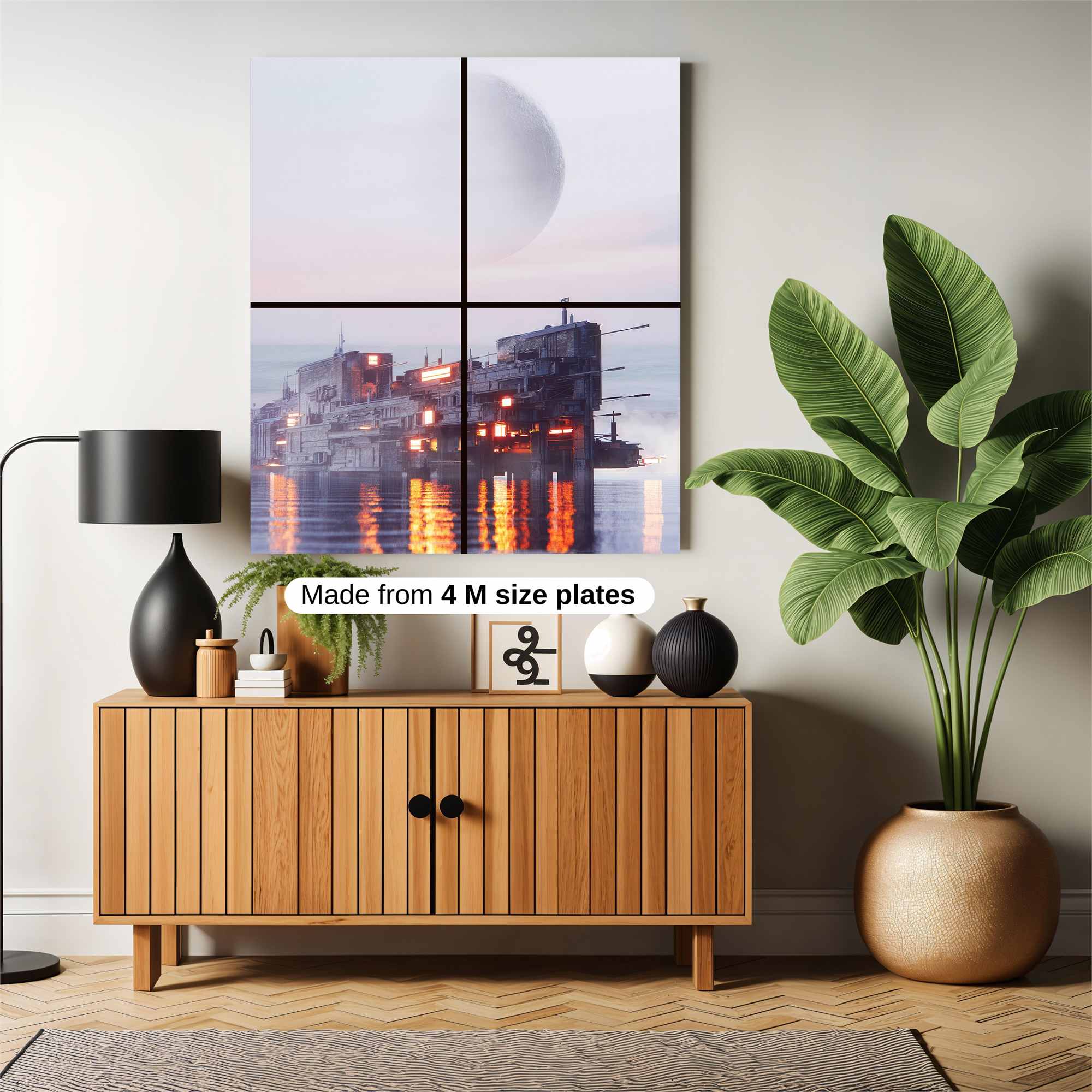 Lunar Harbor Safe Wall Magnetic / M