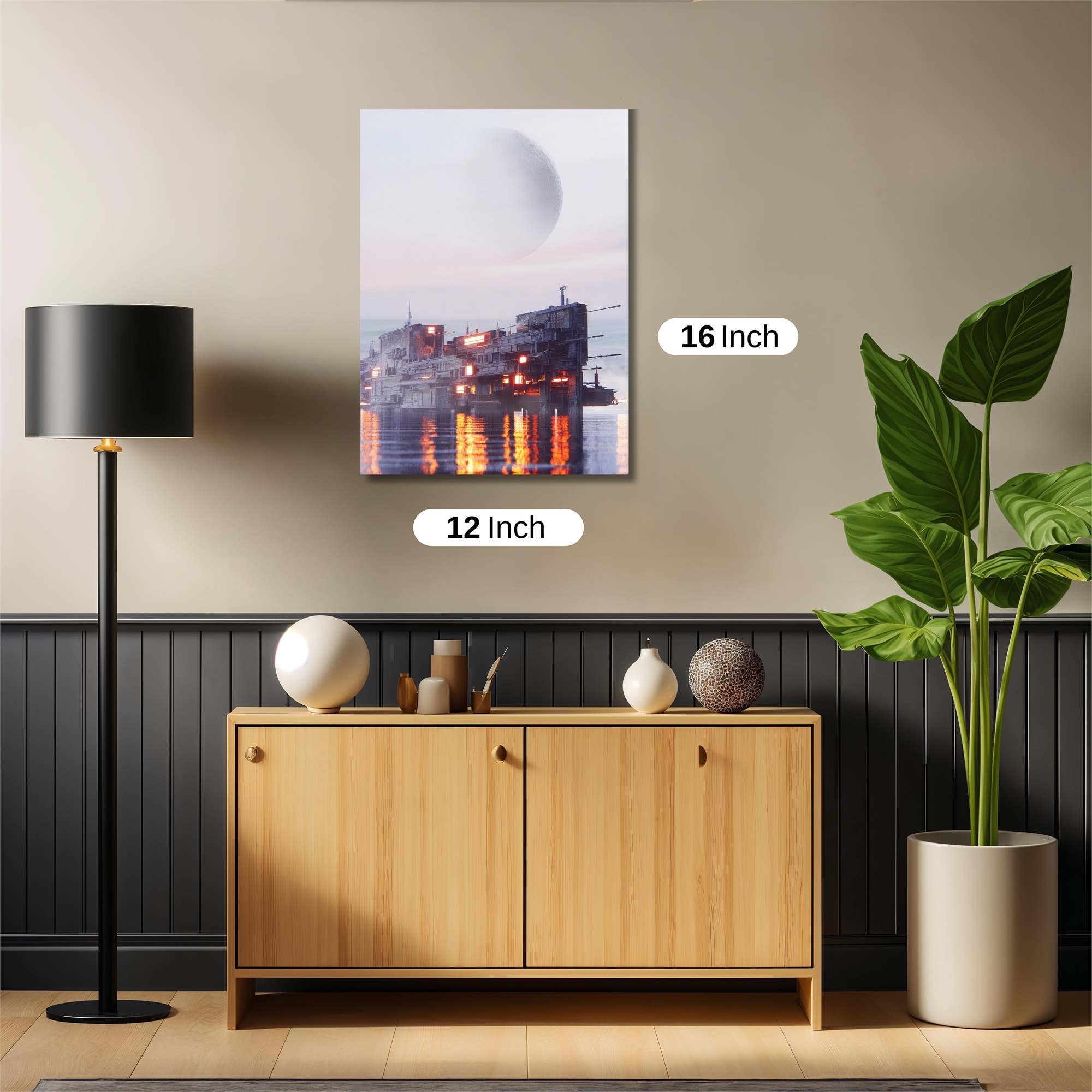 Lunar Harbor Safe Wall Magnetic / M